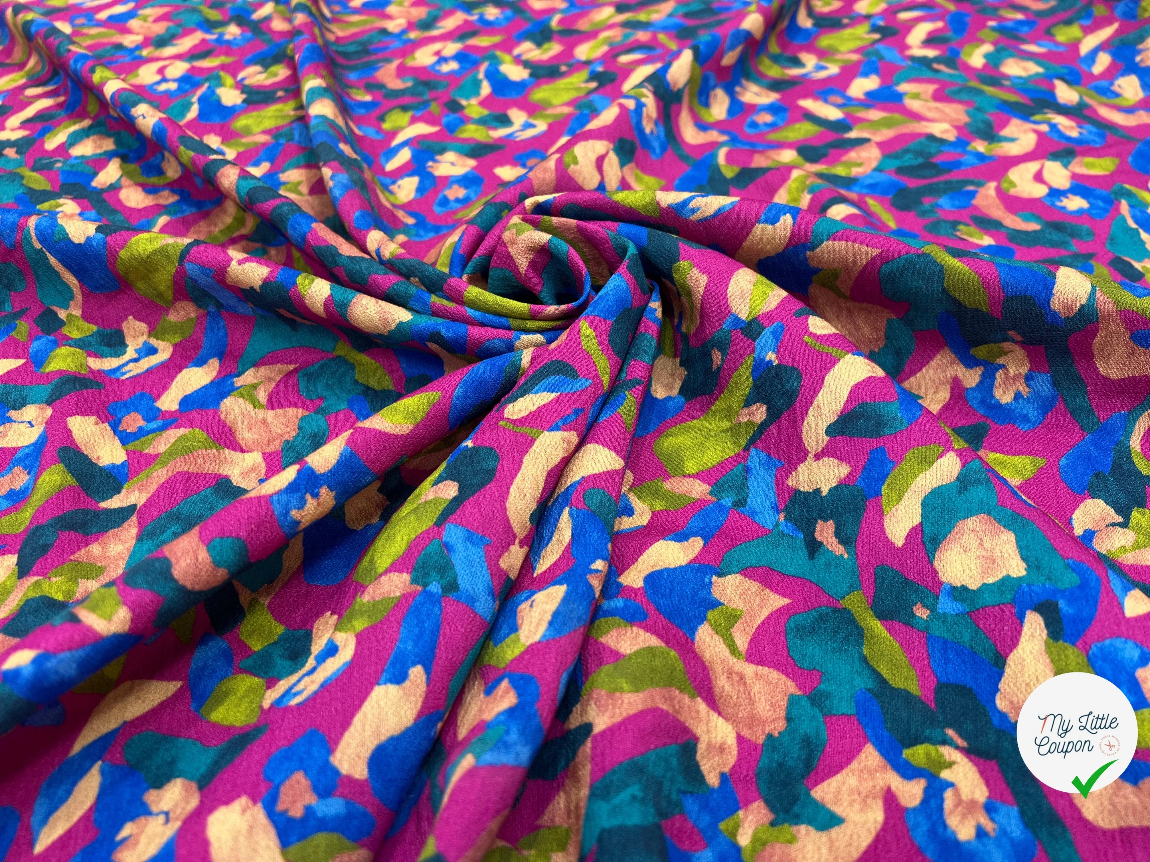 CREPE MAROCAIN 100% VISCOSE 6 - My Little Coupon