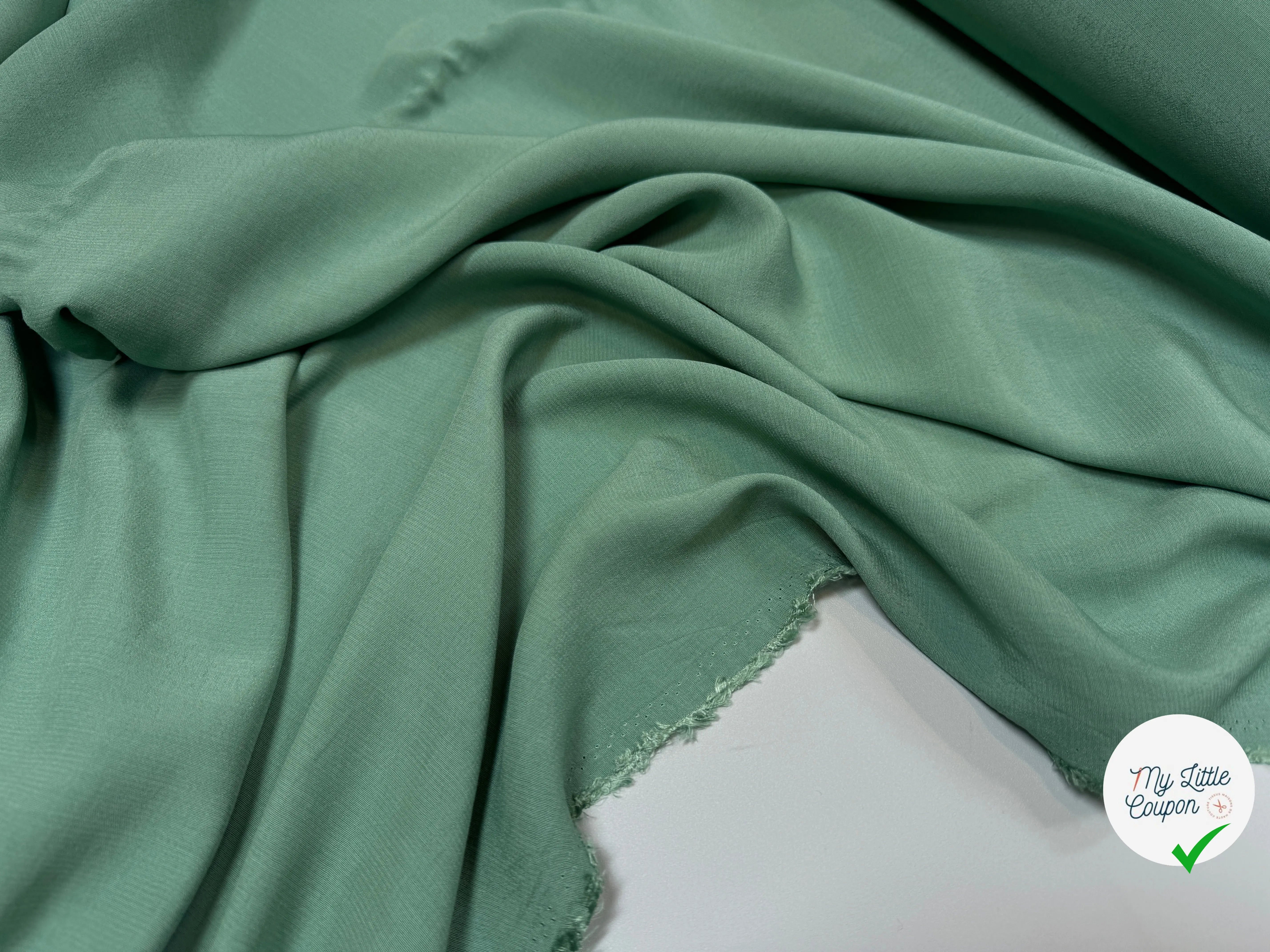 CREPE MAROCAIN 100% VISCOSE AMANDEÂ - My Little Coupon