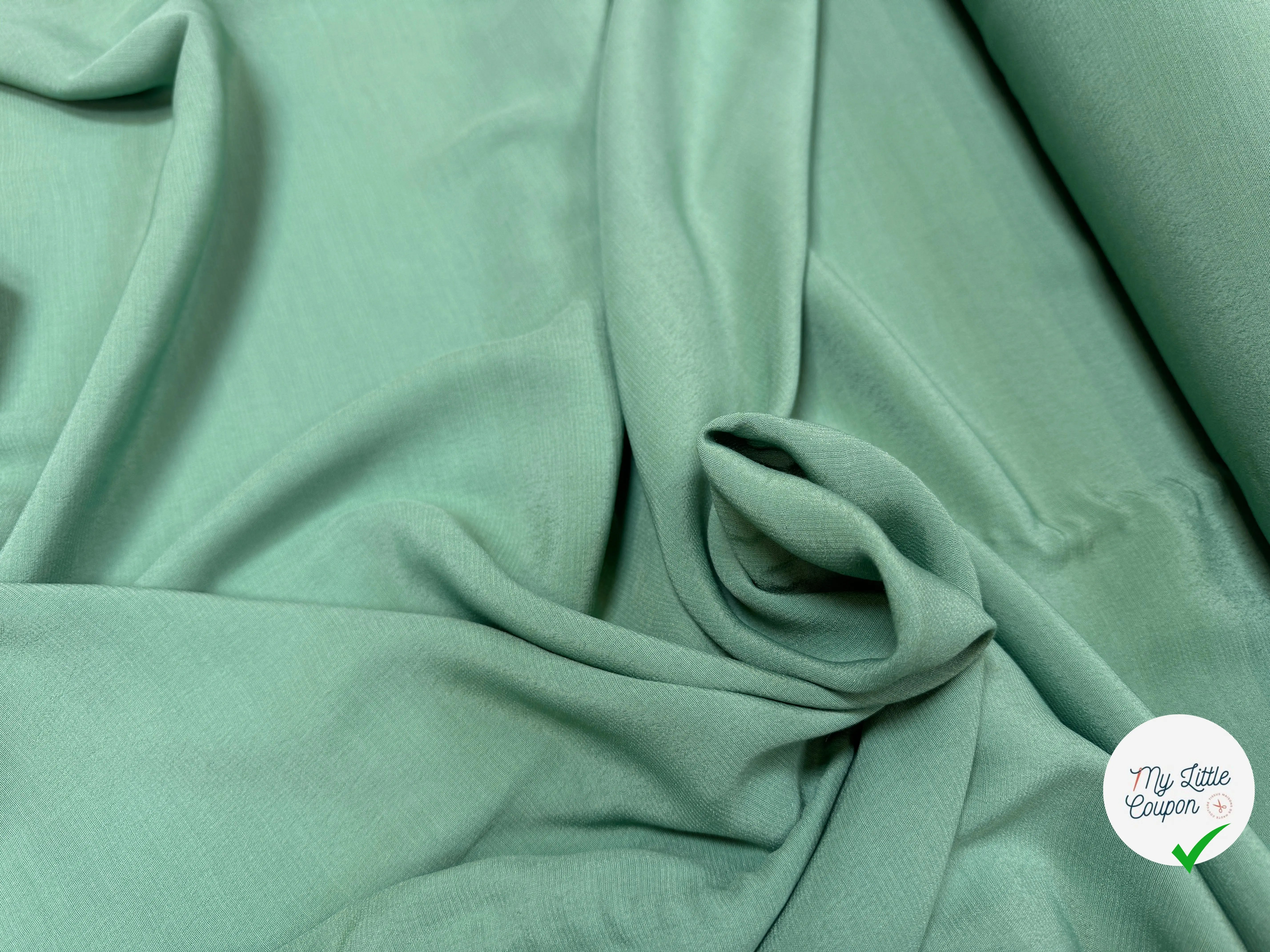 CREPE MAROCAIN 100% VISCOSE AMANDEÂ - My Little Coupon