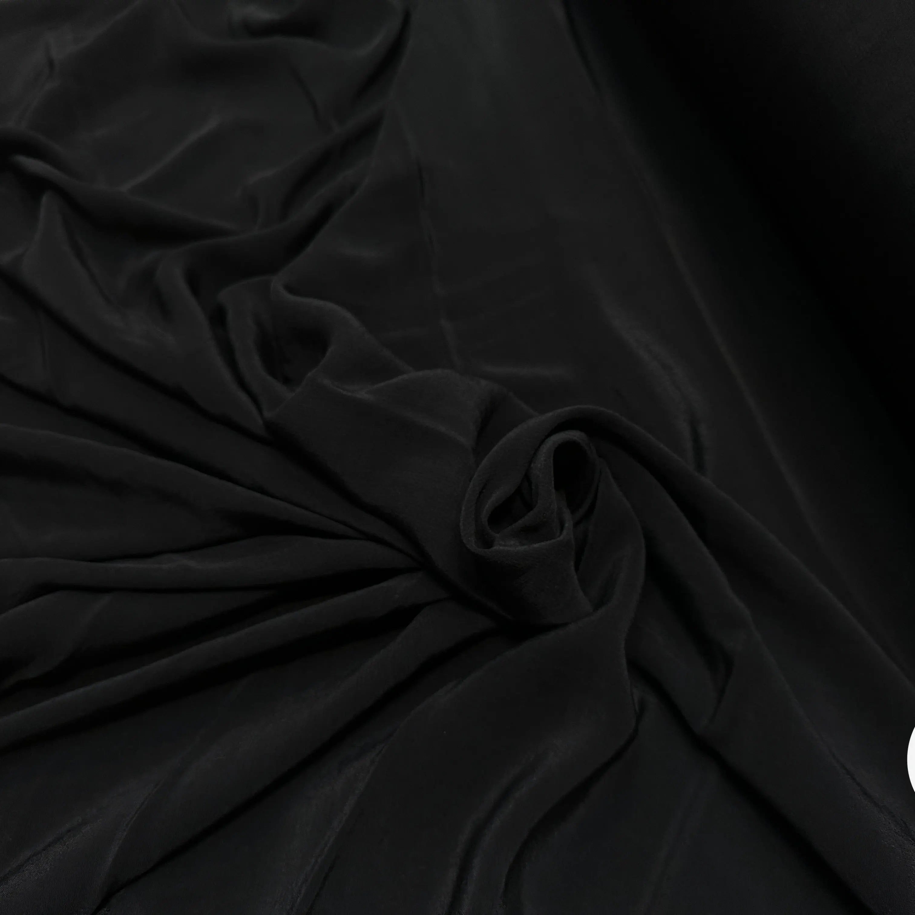 CRÊPE MAROCAIN 100% VISCOSE NOIR - My Little Coupon