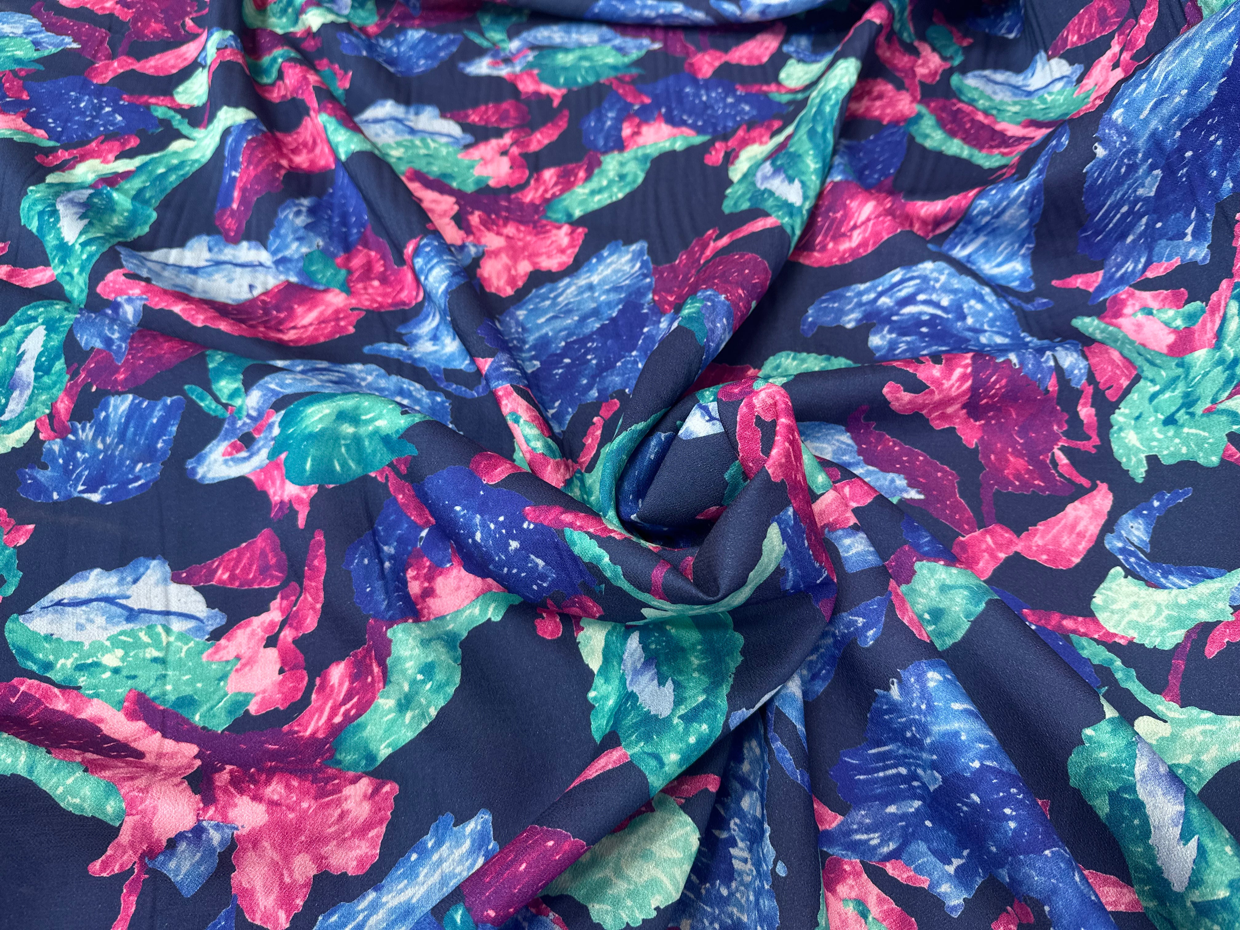 CREPE MAROCAIN FLORALIE CHIC - My Little Coupon