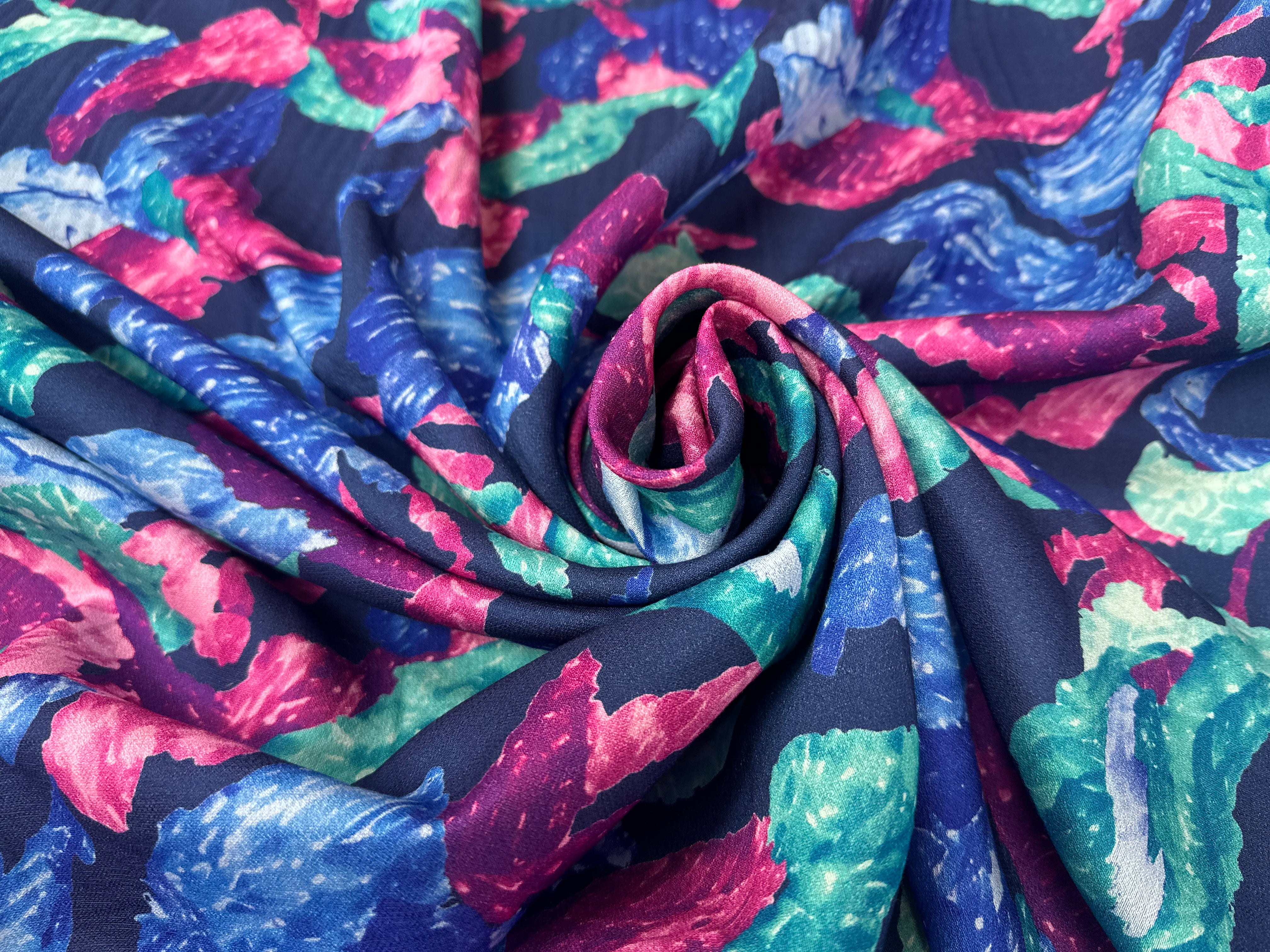 CREPE MAROCAIN FLORALIE CHIC - My Little Coupon