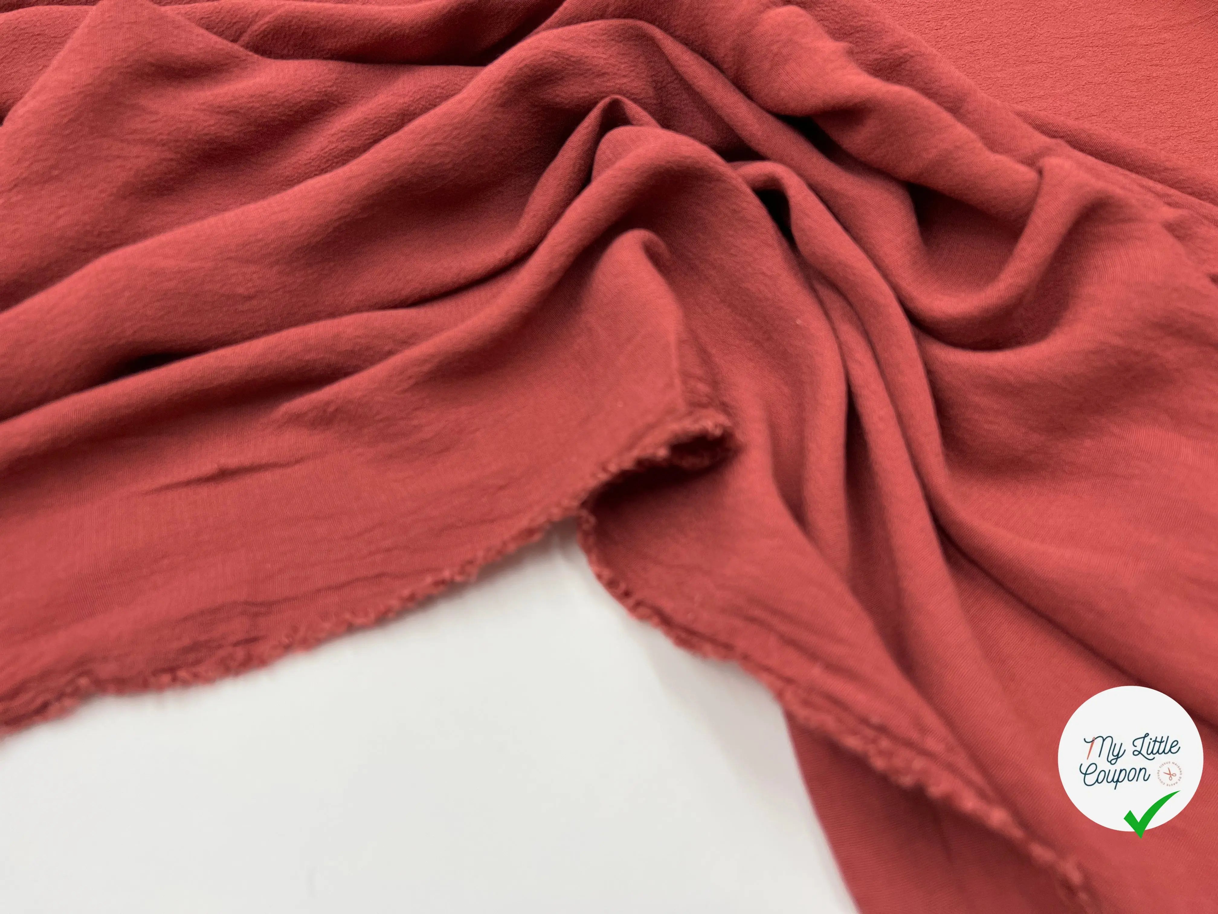 CRÊPE MAROCAIN VISCOSE BISQUE - My Little Coupon - tissu - coudre