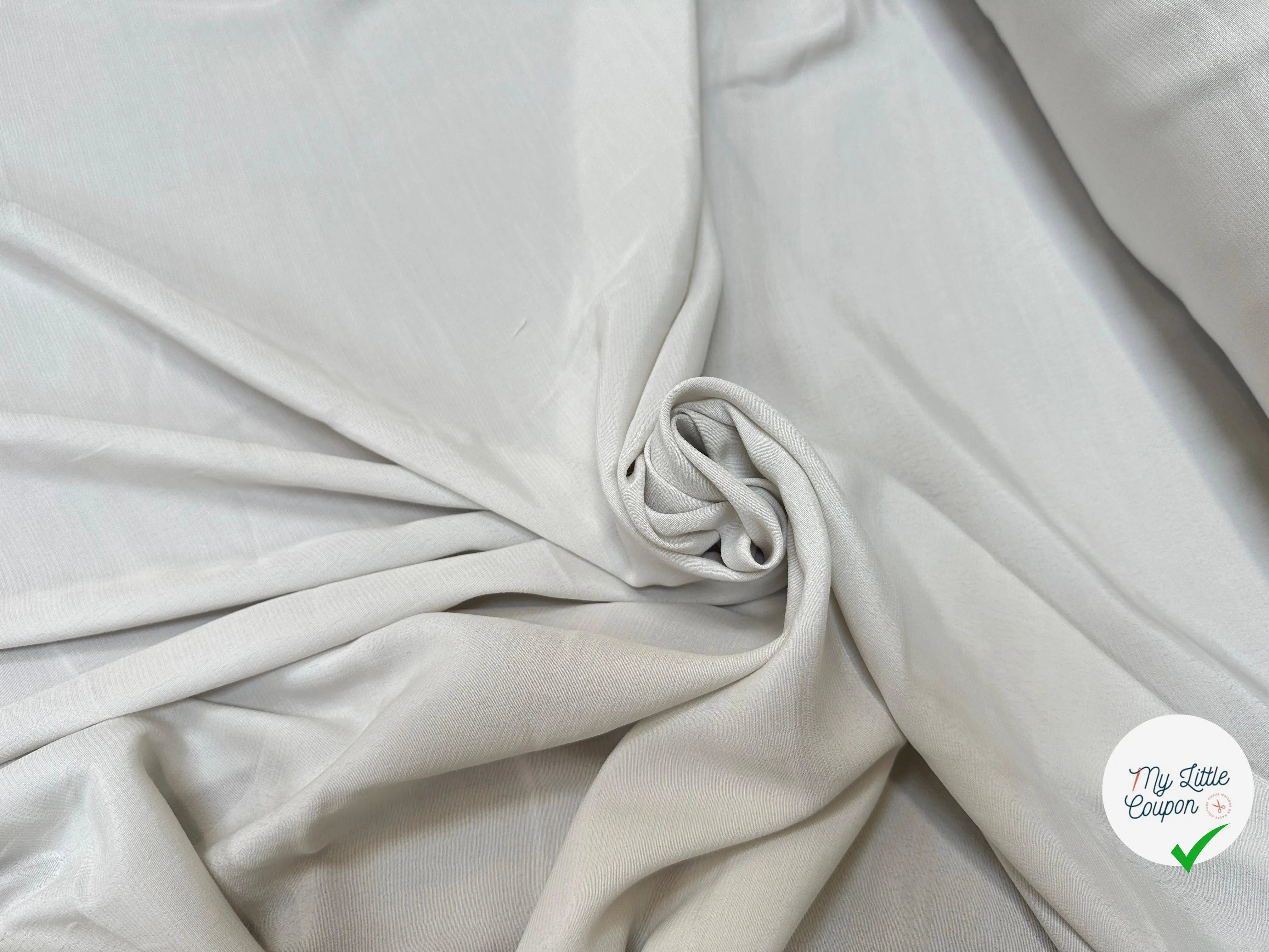 CREPE MAROCAIN VISCOSE OATMEALÂ - My Little Coupon