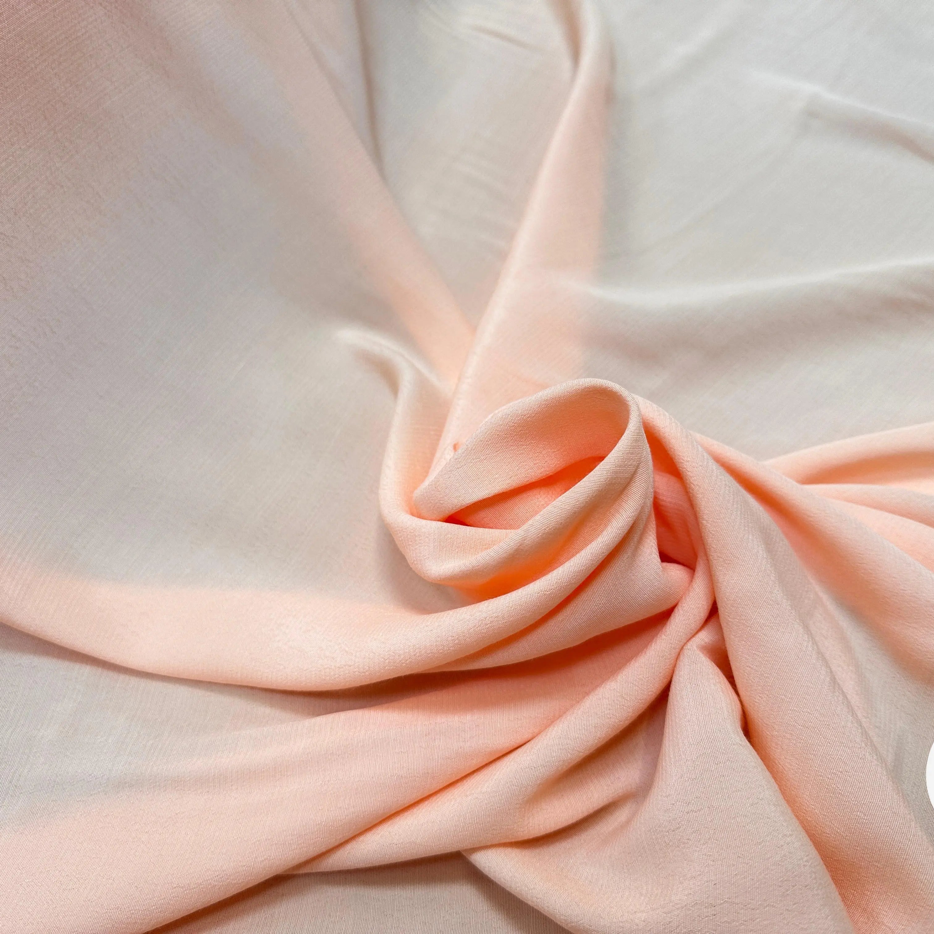 CREPE MAROCAIN VISCOSE SAUMON - My Little Coupon