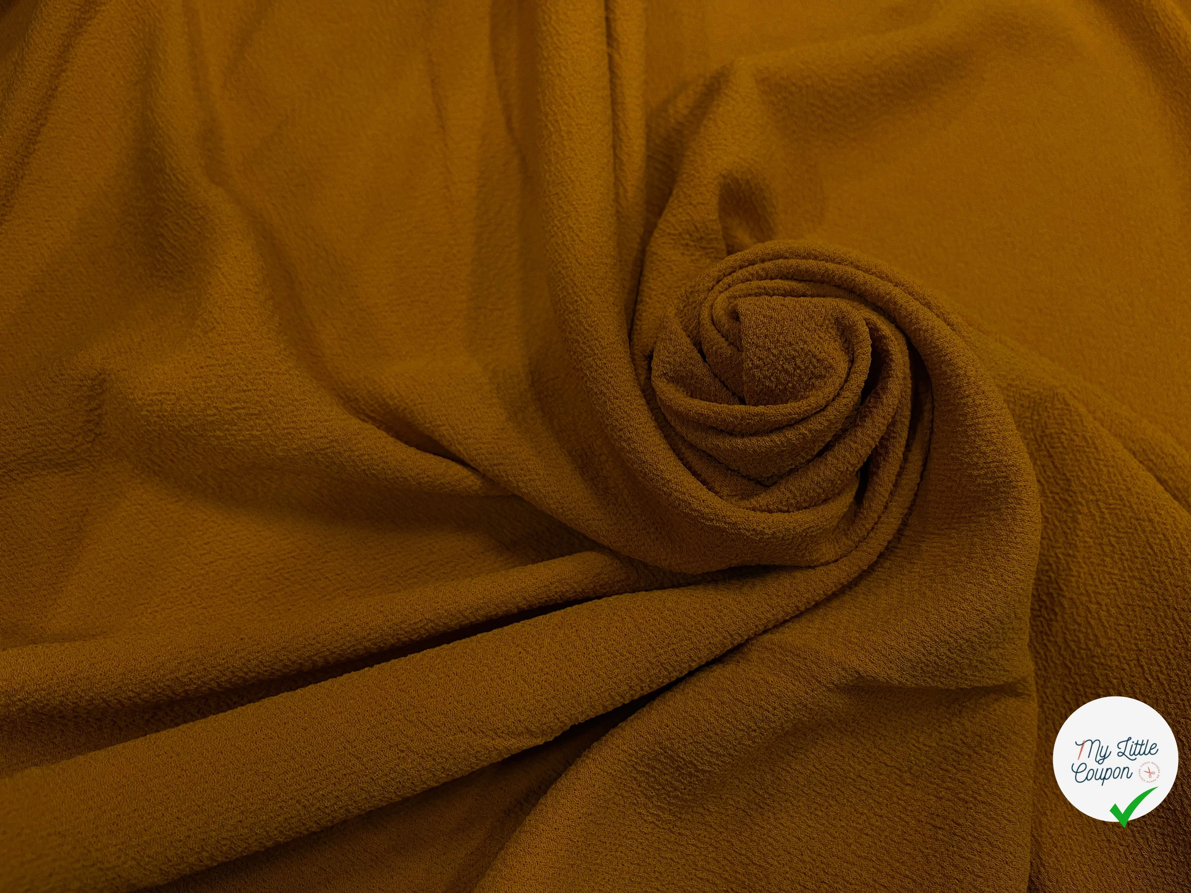 CREPE MOUSSE JAUNE MOUTARDE - My Little Coupon