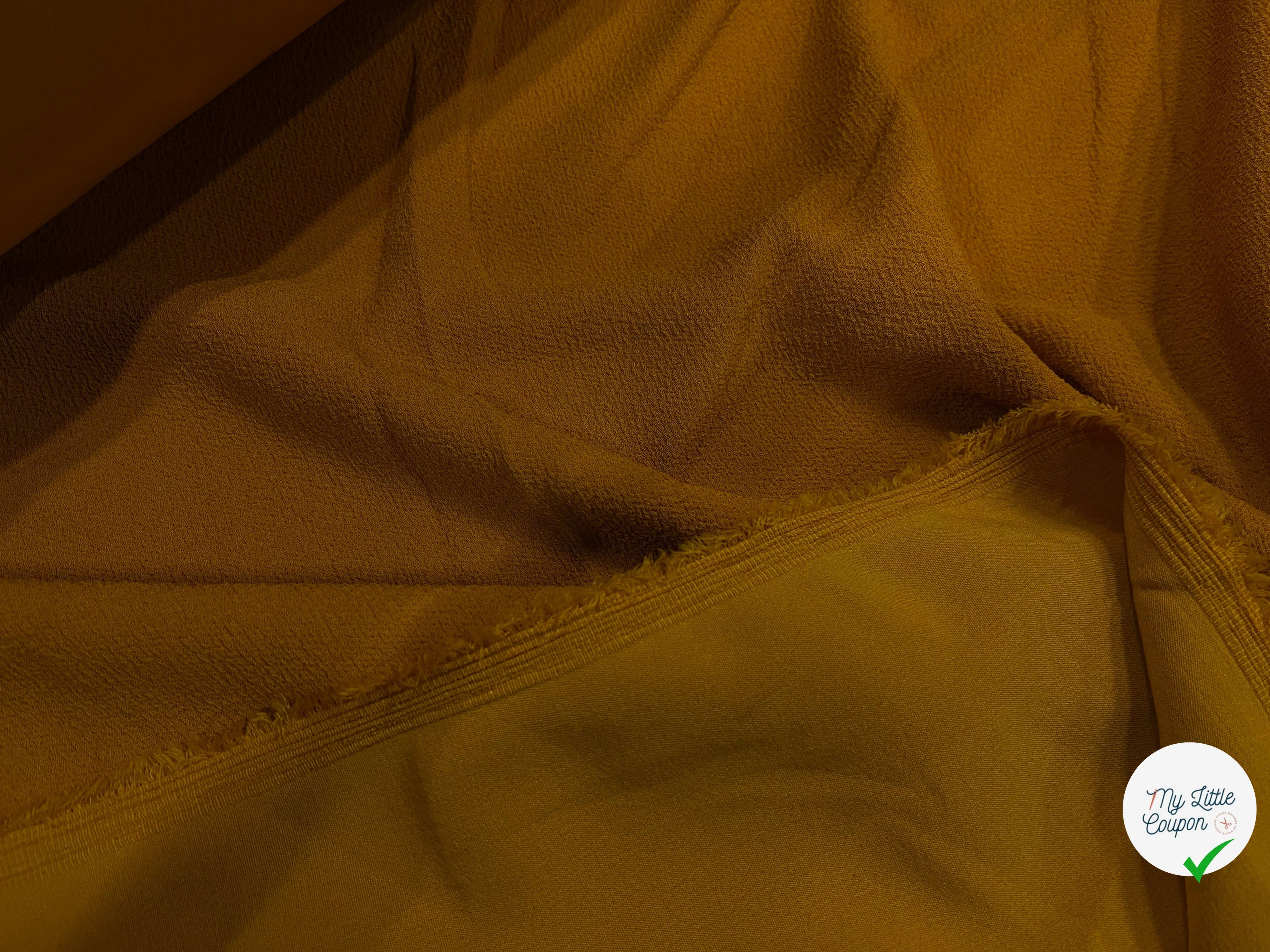 CREPE MOUSSE JAUNE MOUTARDE - My Little Coupon