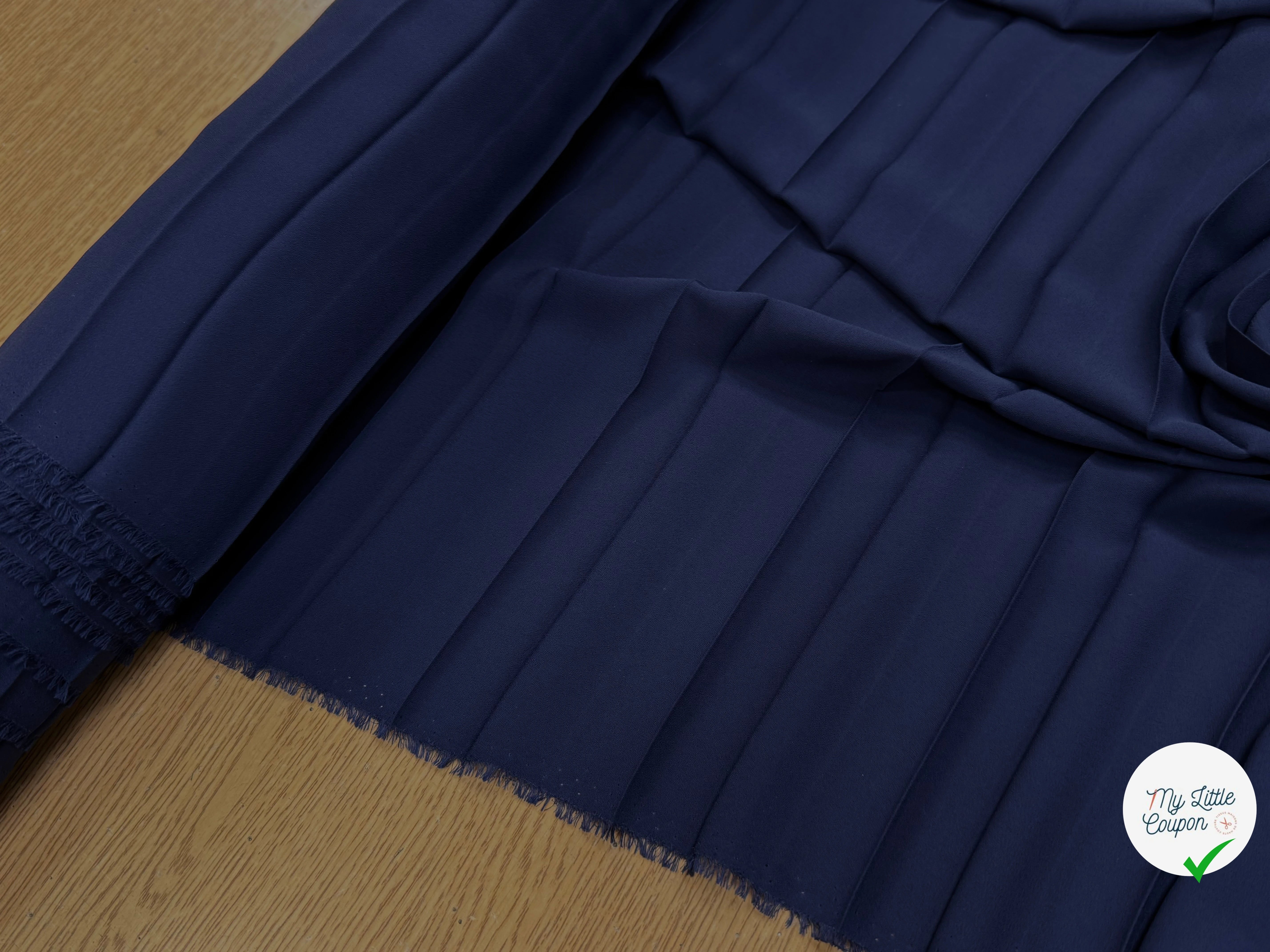 CREPE PLISSÉ FLUIDE BLUE - My Little Coupon