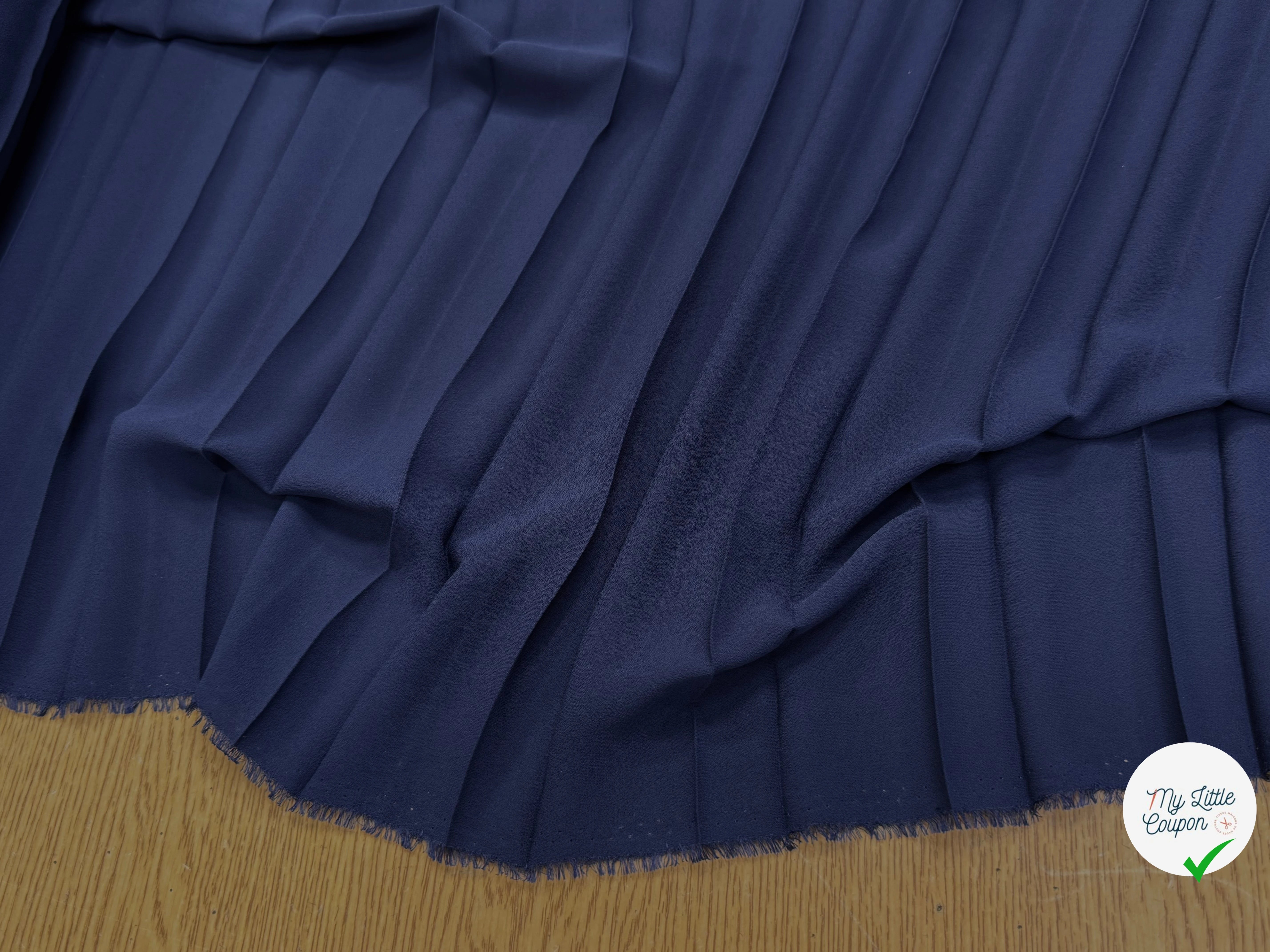 CREPE PLISSÉ FLUIDE BLUE - My Little Coupon