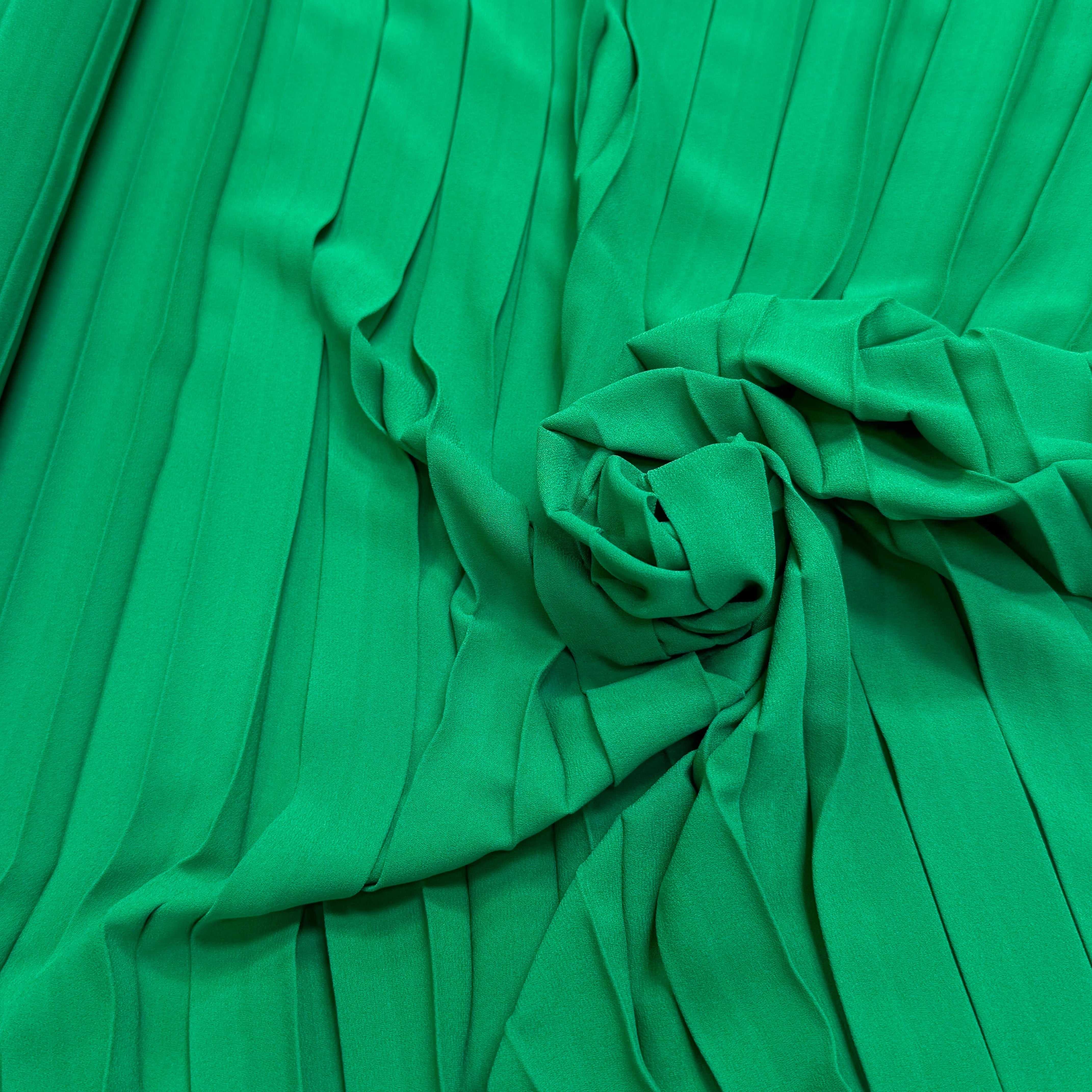 CREPE PLISSÉ FLUIDE GREEN - My Little Coupon