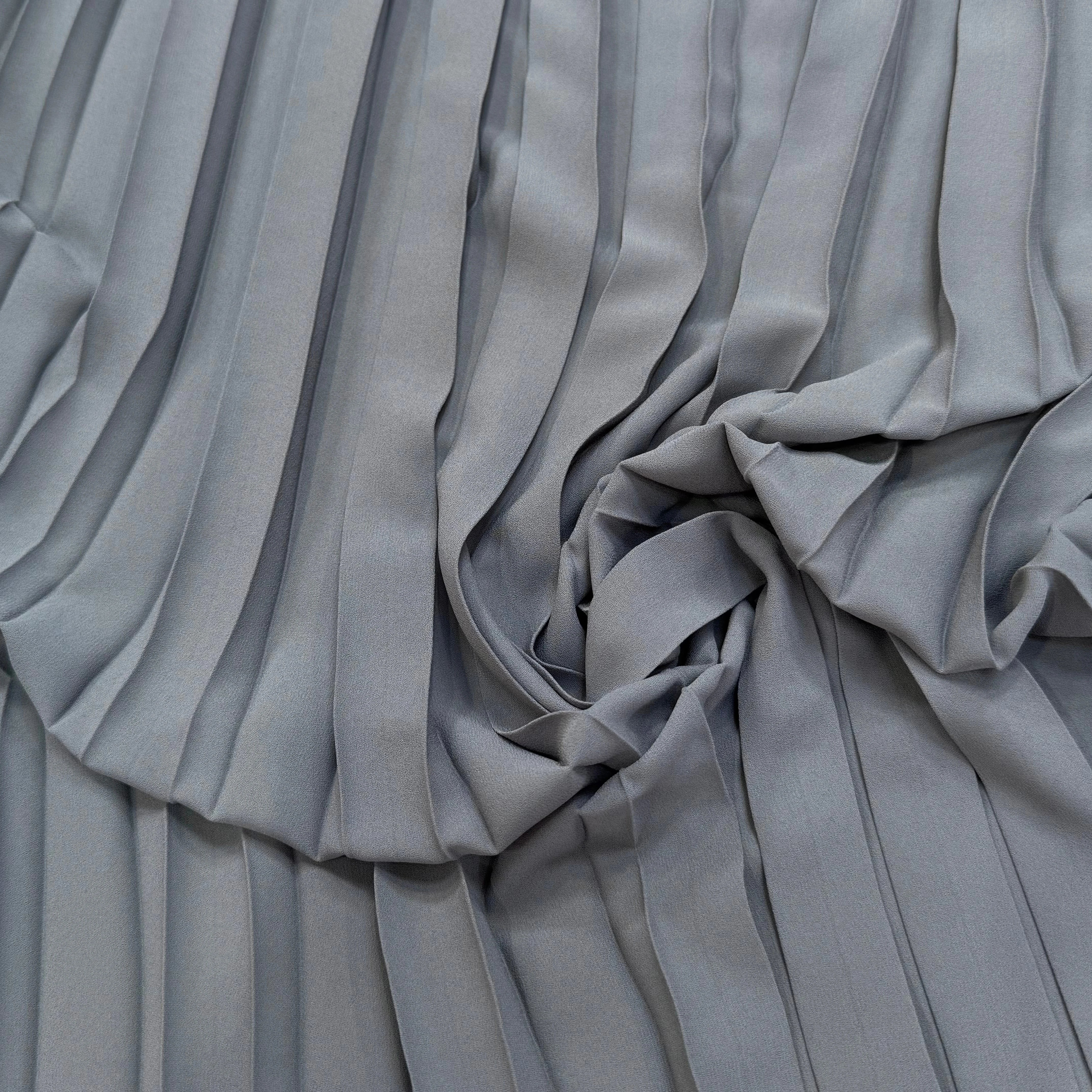 CREPE PLISSÉ FLUIDE GRIS - My Little Coupon