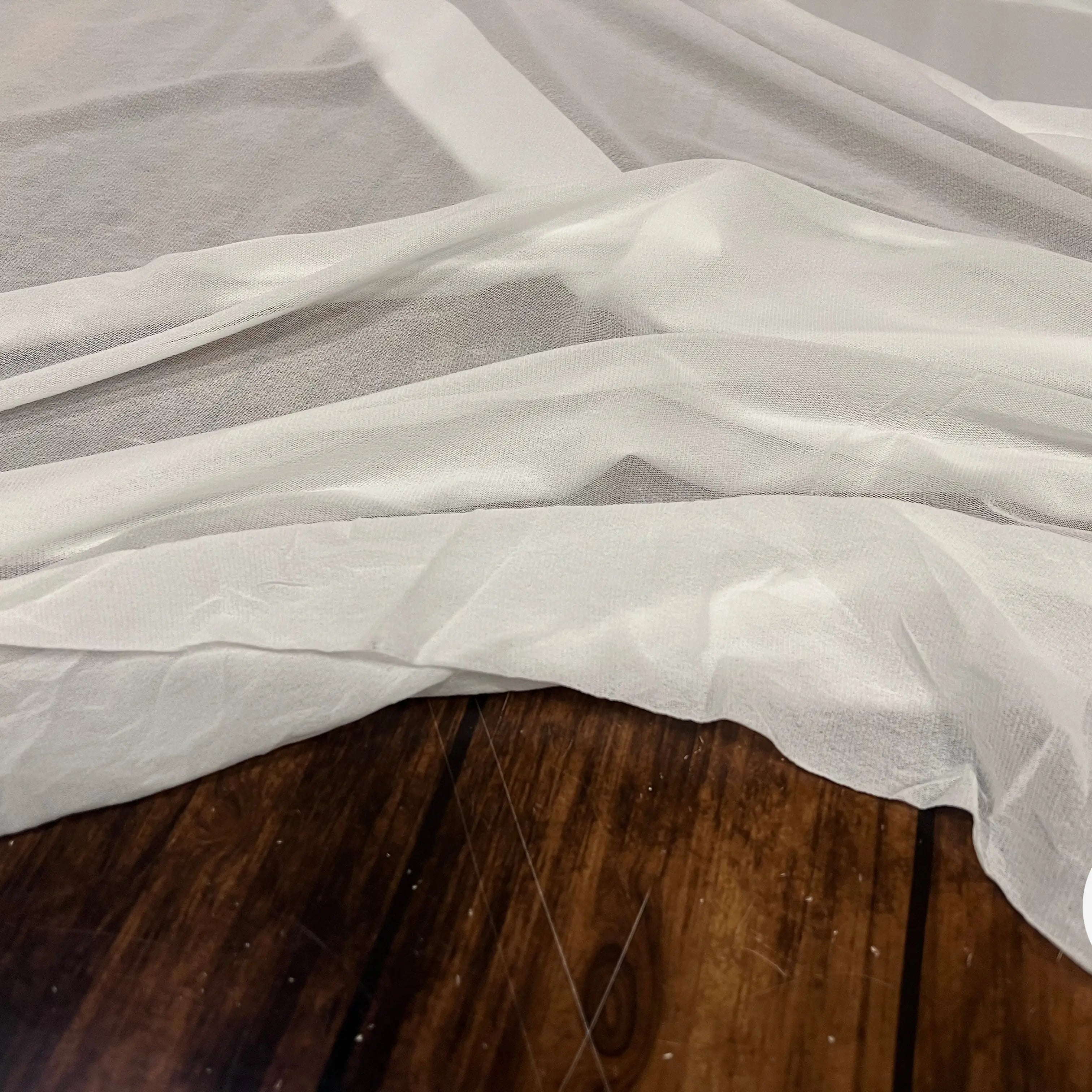 CREPE POLYESTER BLANC QUALITÉ JAPON - My Little Coupon