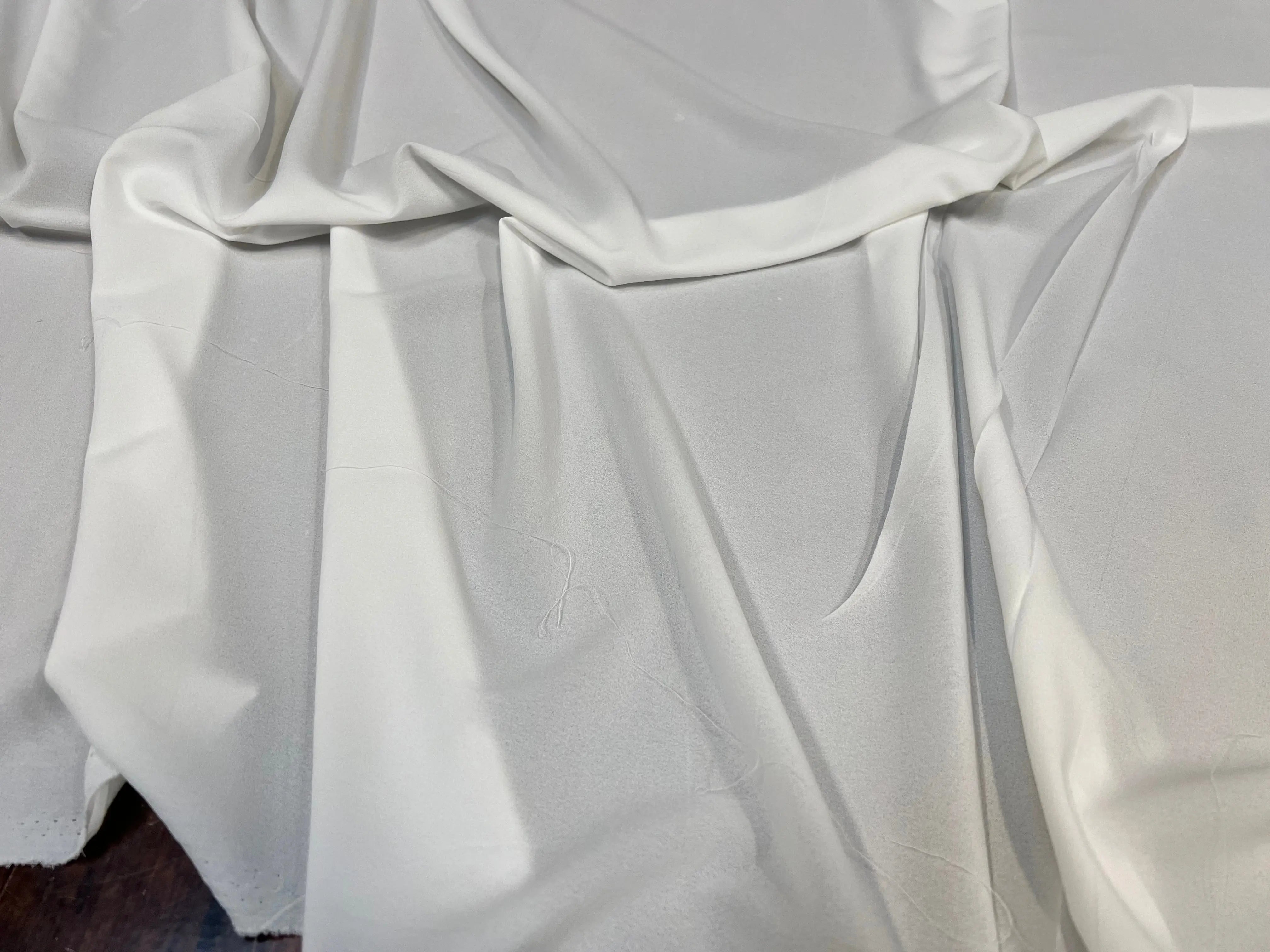 CRÊPE POLYESTER JAPONAIS BLANC - My Little Coupon