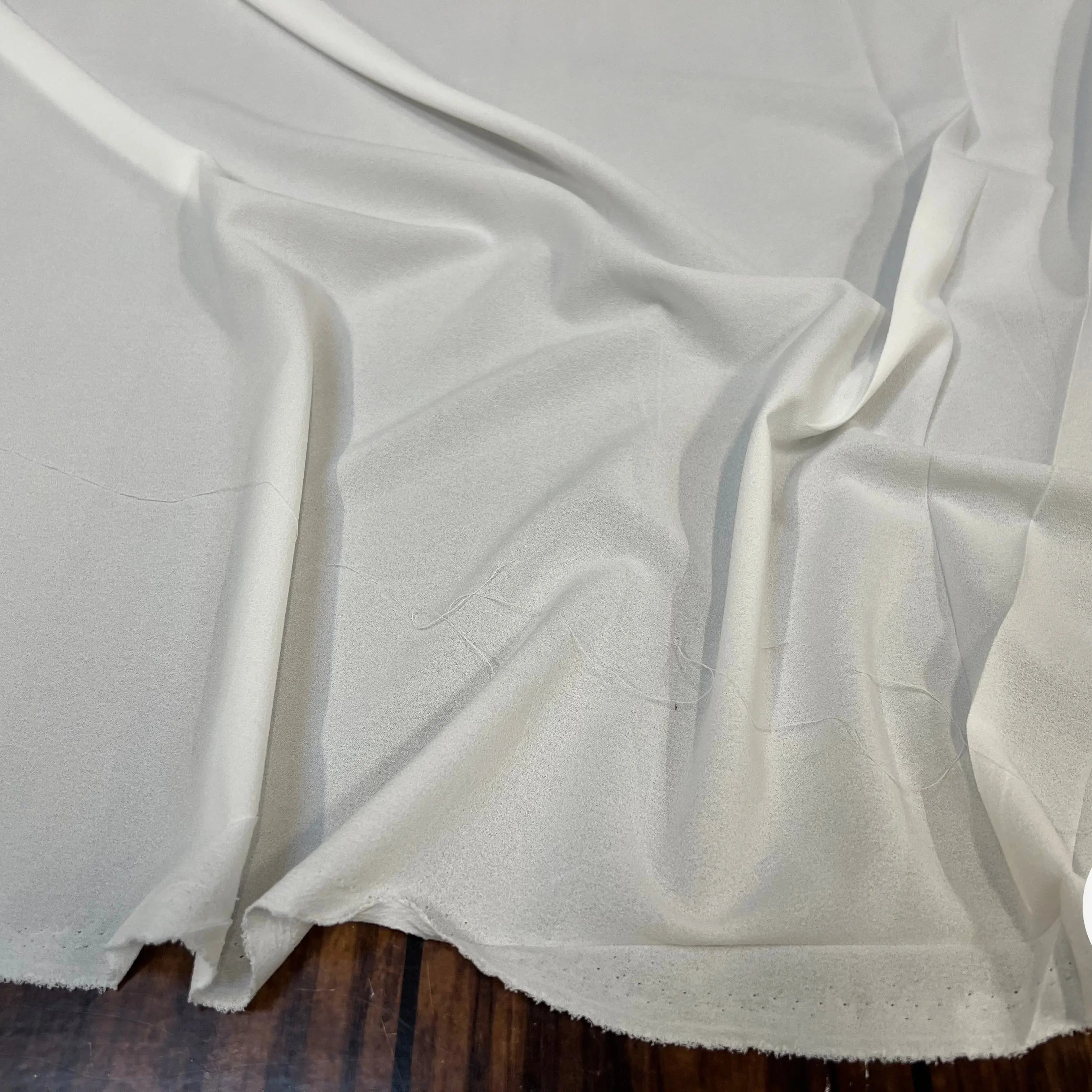 CRÊPE POLYESTER JAPONAIS BLANC - My Little Coupon