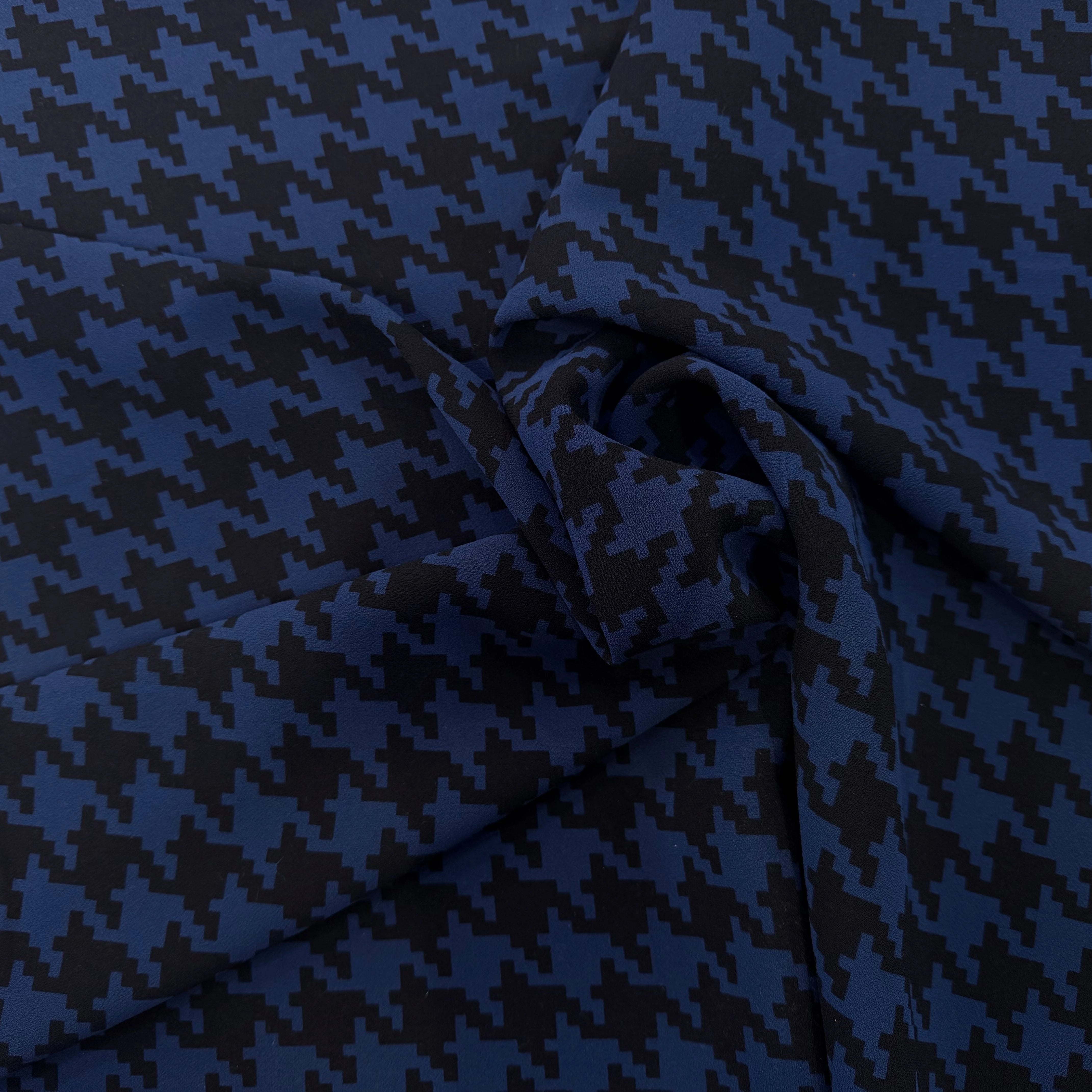 CRÊPE POLYESTER JAPONAIS PIED DE COQ - My Little Coupon