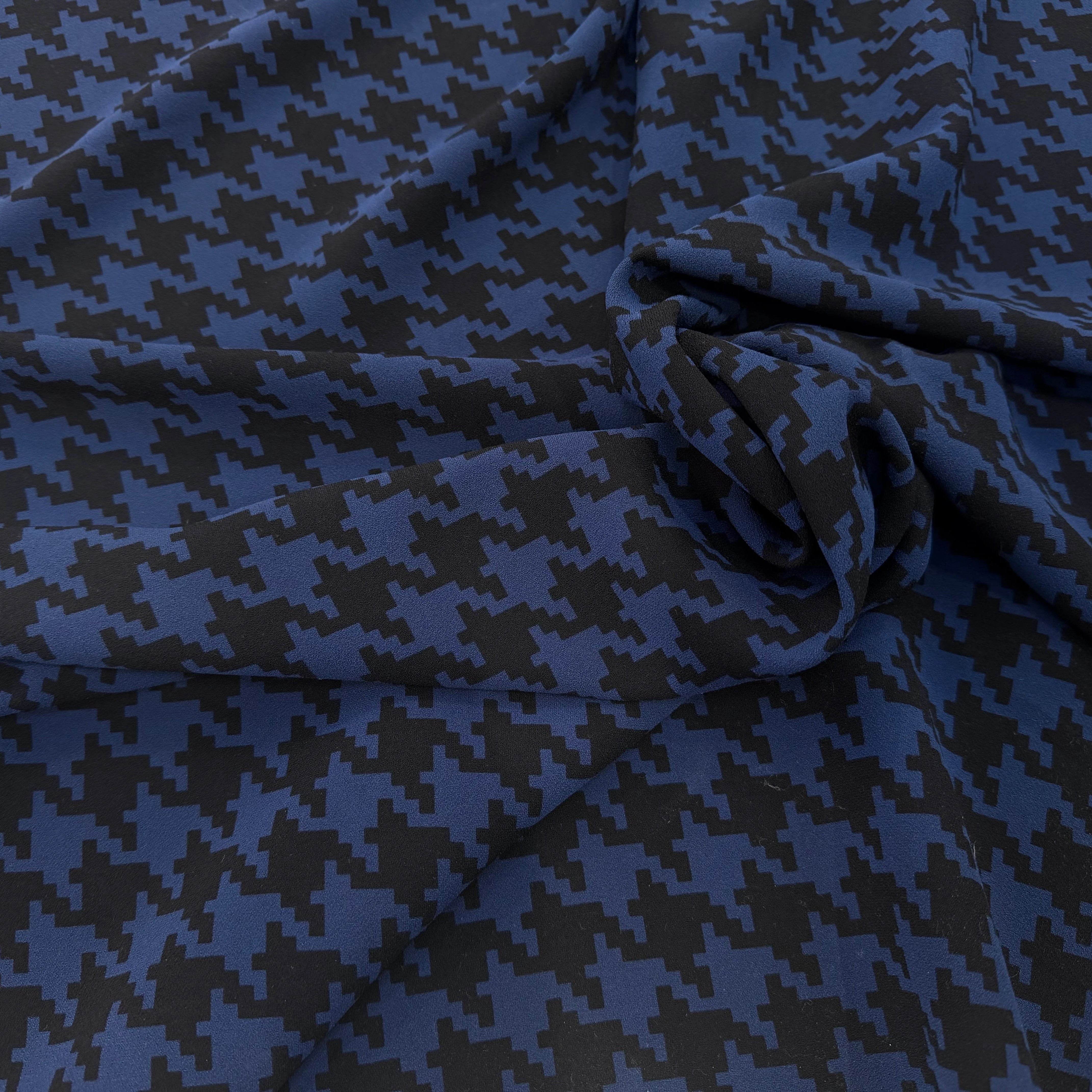 CRÊPE POLYESTER JAPONAIS PIED DE COQ - My Little Coupon