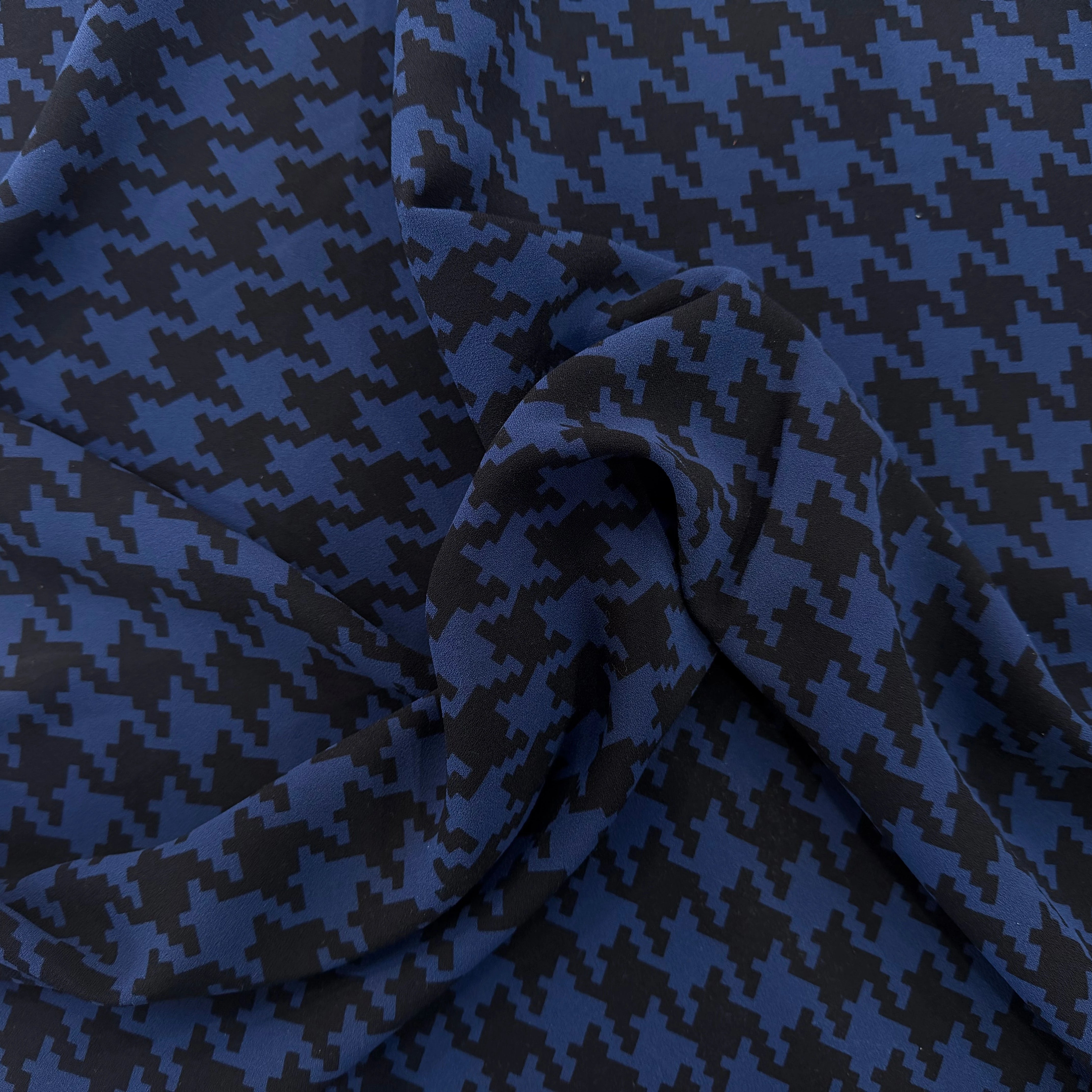 CRÊPE POLYESTER JAPONAIS PIED DE COQ - My Little Coupon