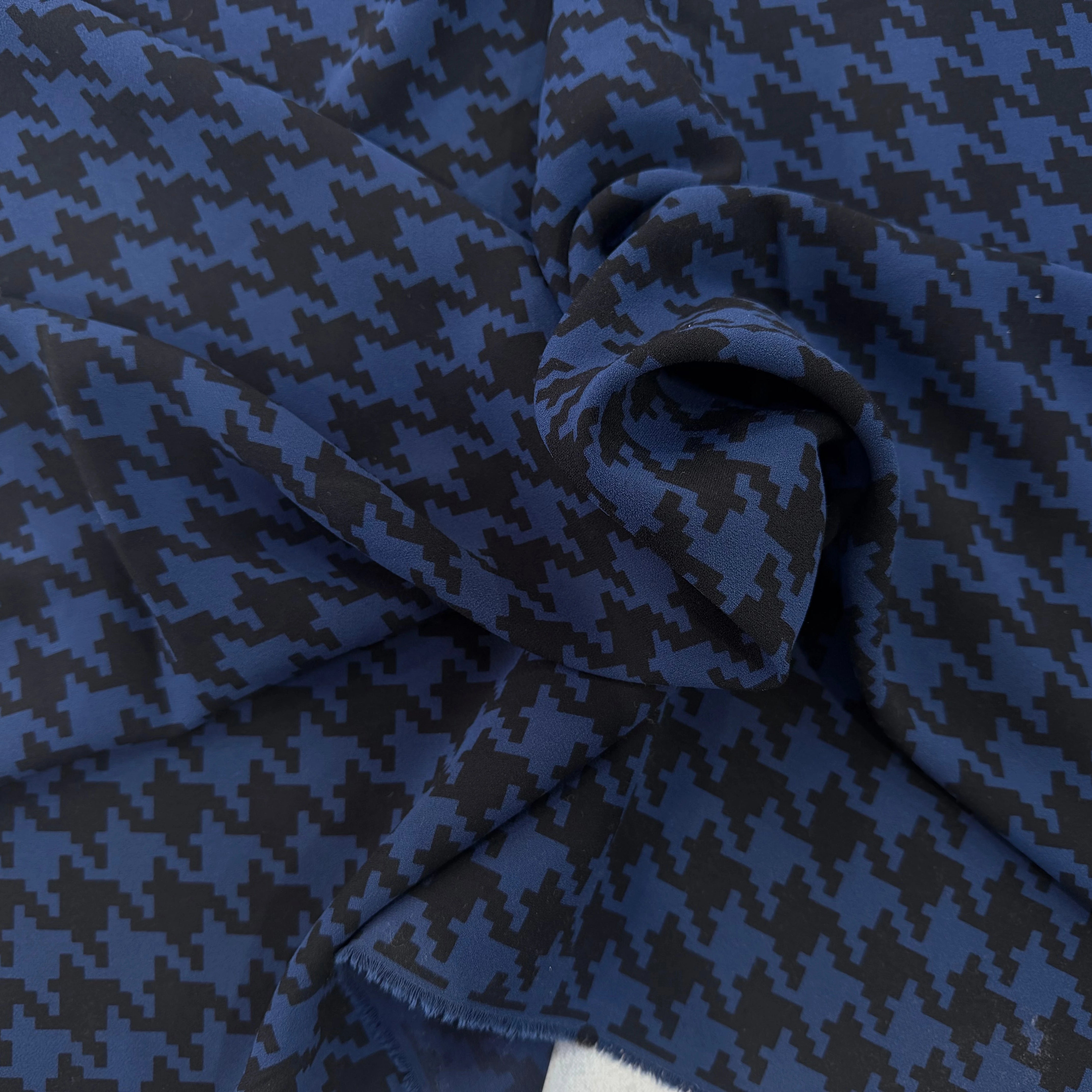 CRÊPE POLYESTER JAPONAIS PIED DE COQ - My Little Coupon