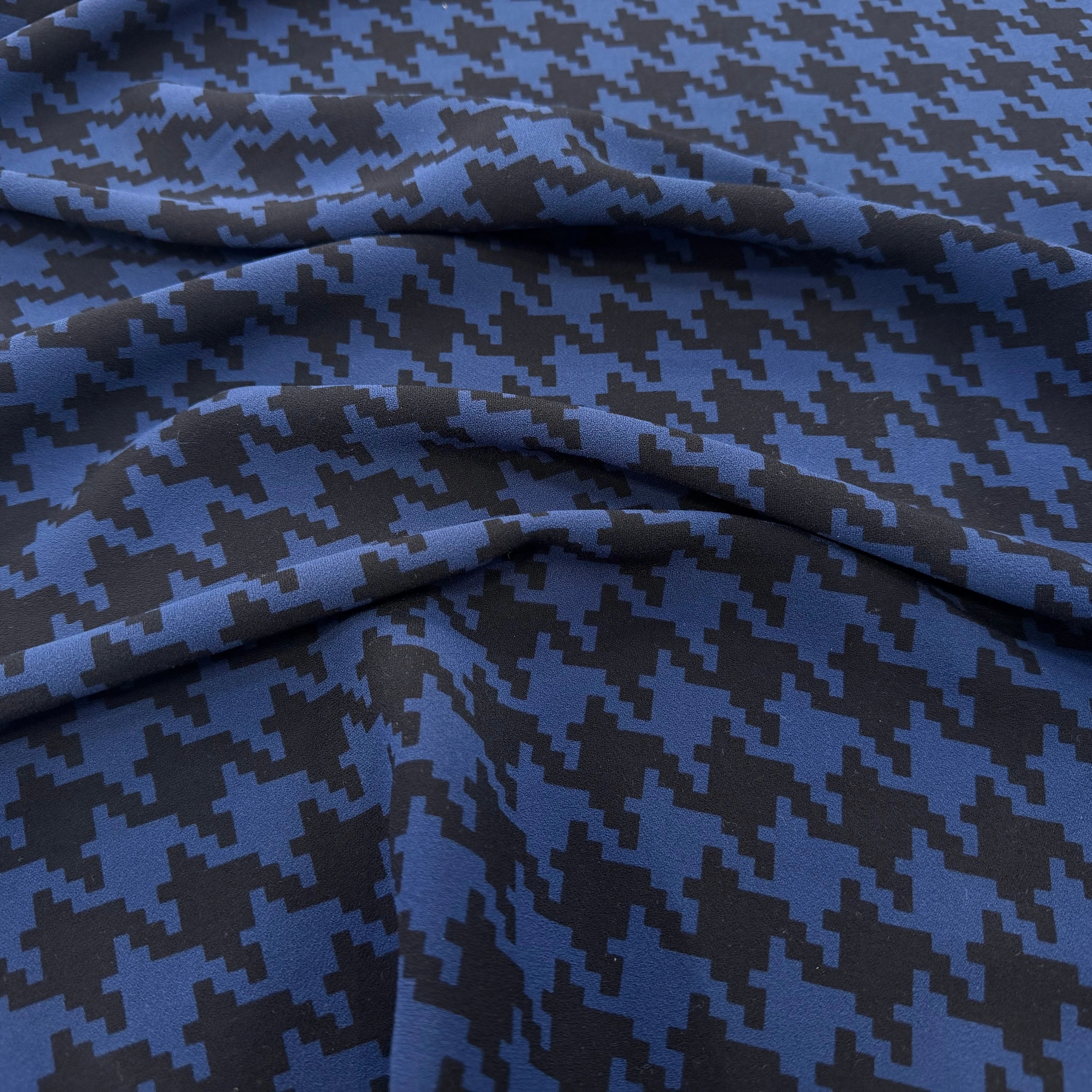 CRÊPE POLYESTER JAPONAIS PIED DE COQ - My Little Coupon