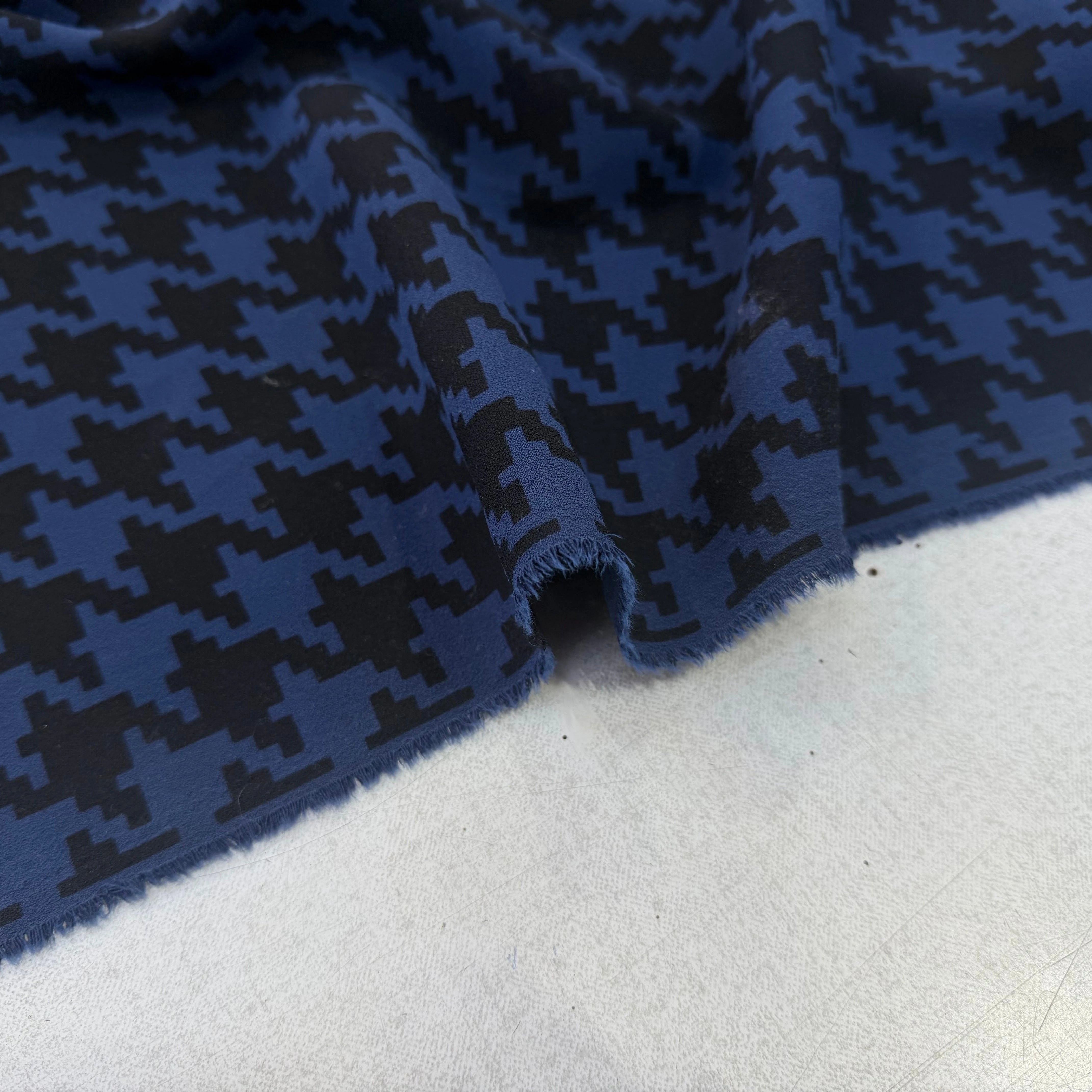 CRÊPE POLYESTER JAPONAIS PIED DE COQ - My Little Coupon