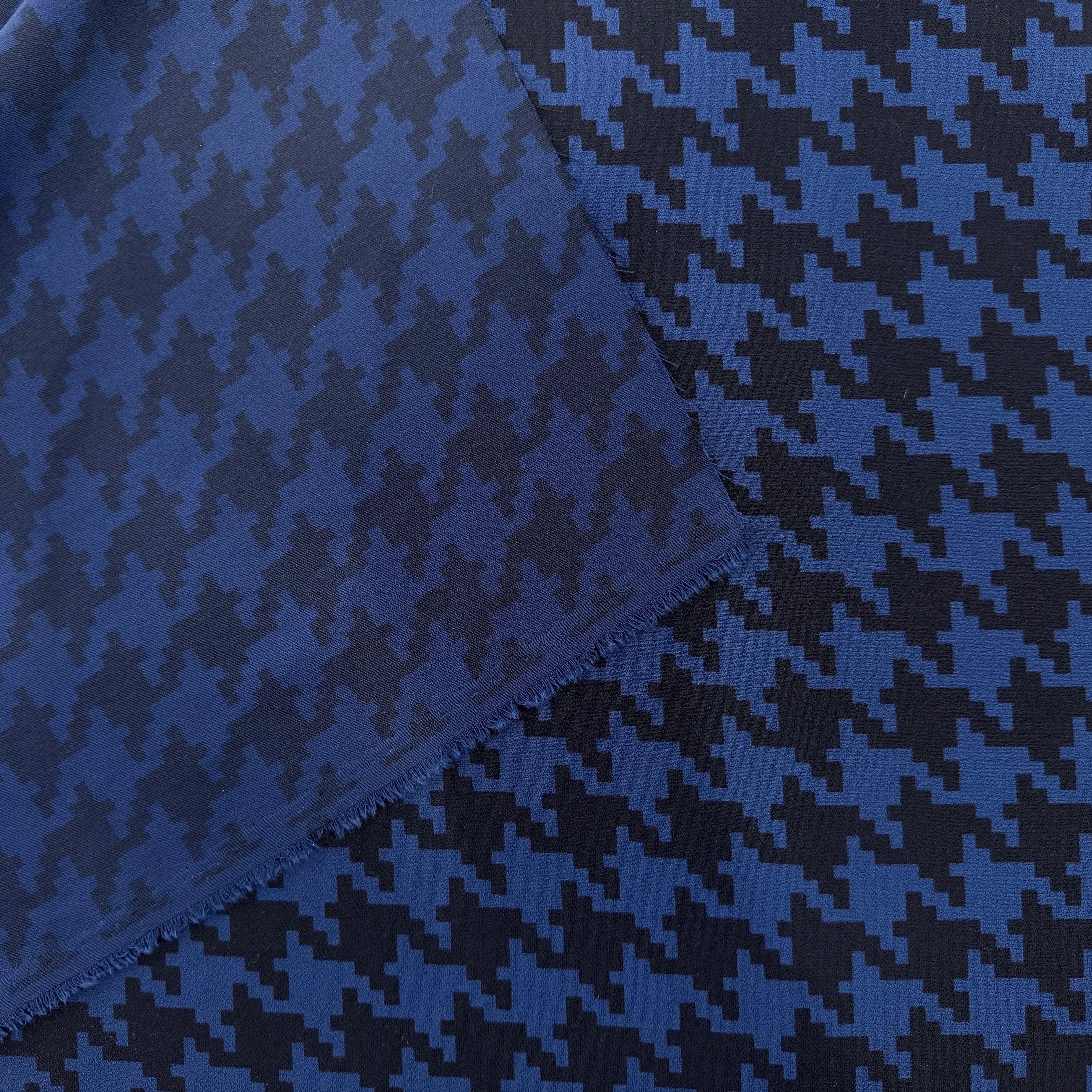 CRÊPE POLYESTER JAPONAIS PIED DE COQ - My Little Coupon