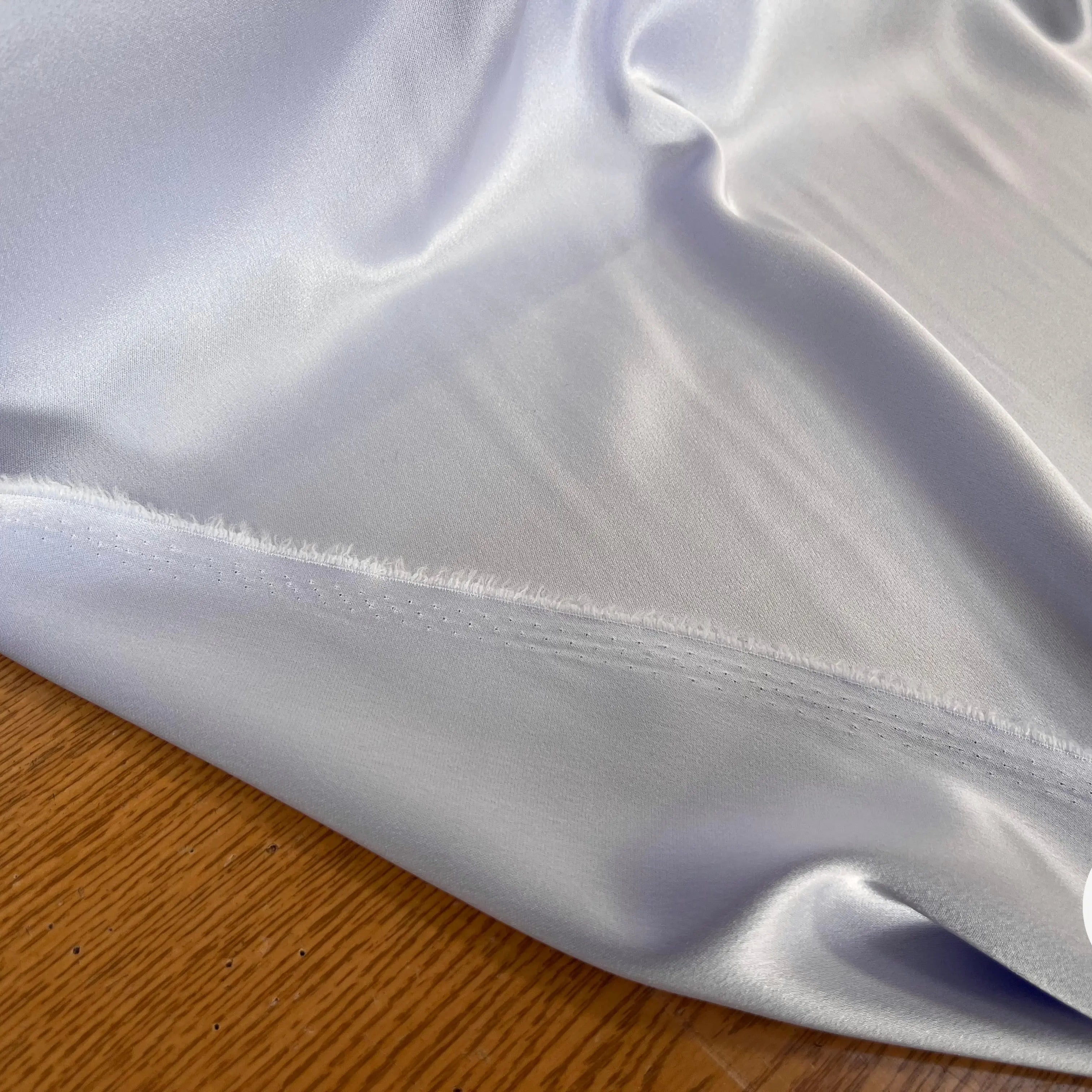 CREPE SATINÉ MADE IN JAPAN BLEU LAVANDE - My Little Coupon