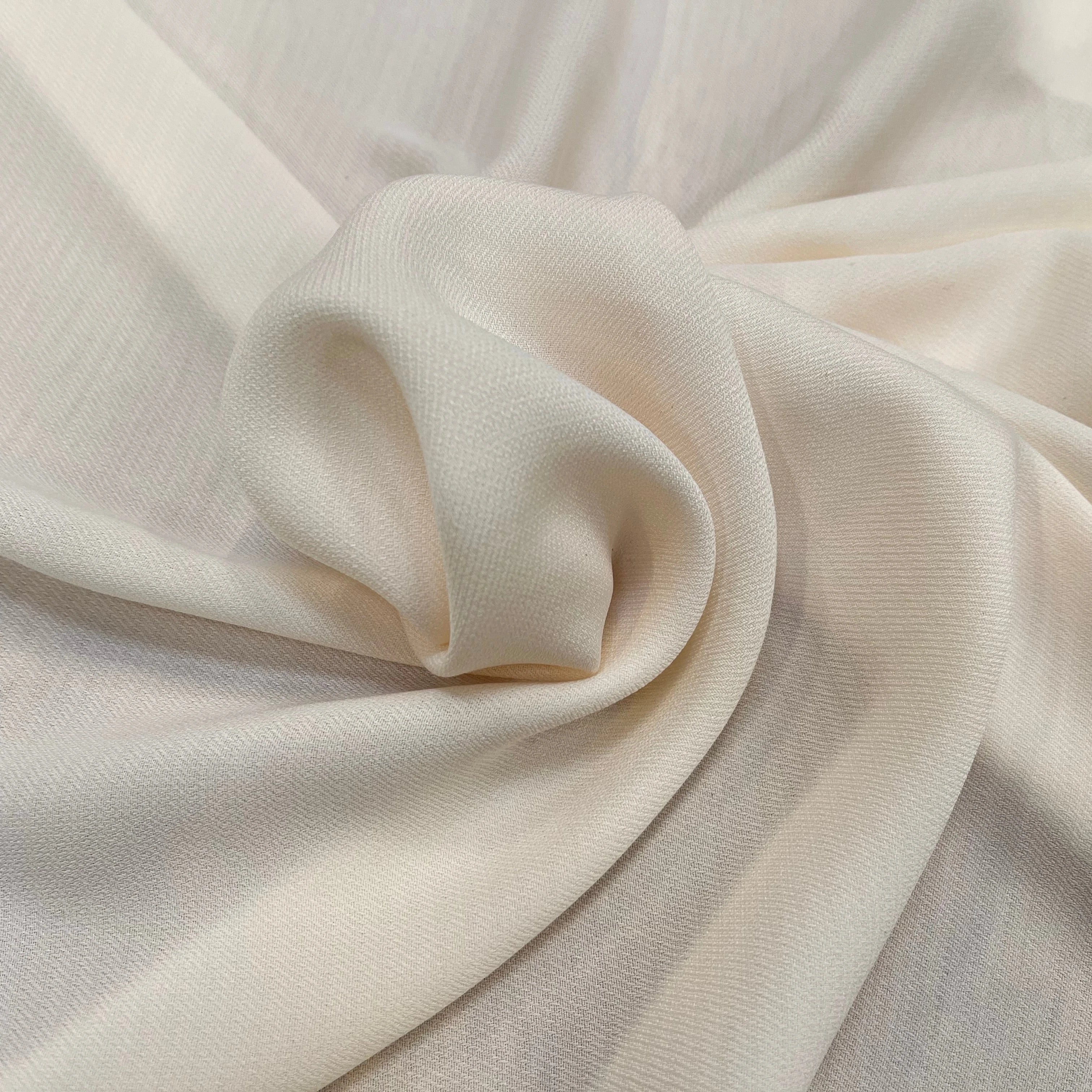 CREPE SERGÉ ÉCRU SOUPLE - My Little Coupon