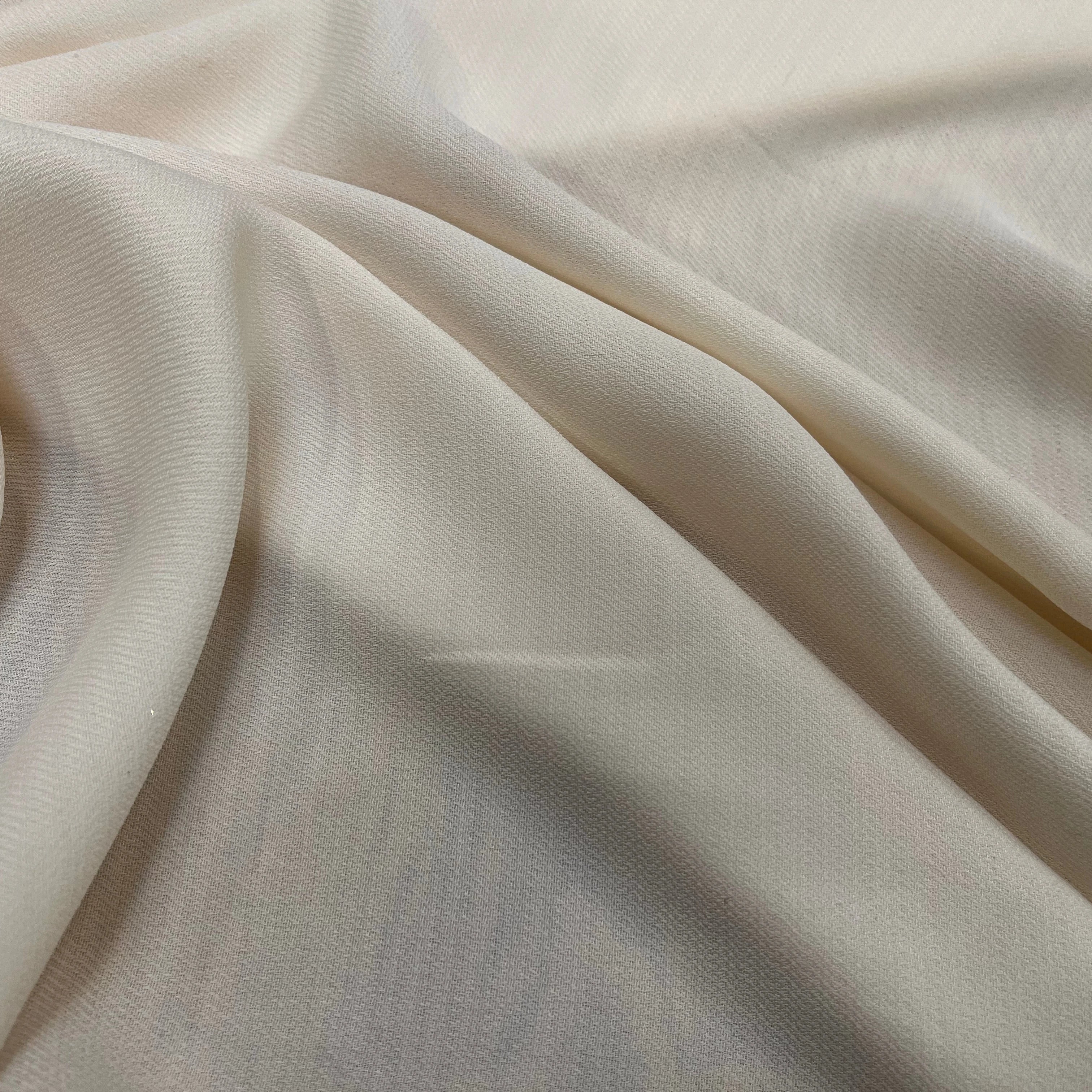 CREPE SERGÉ ÉCRU SOUPLE - My Little Coupon