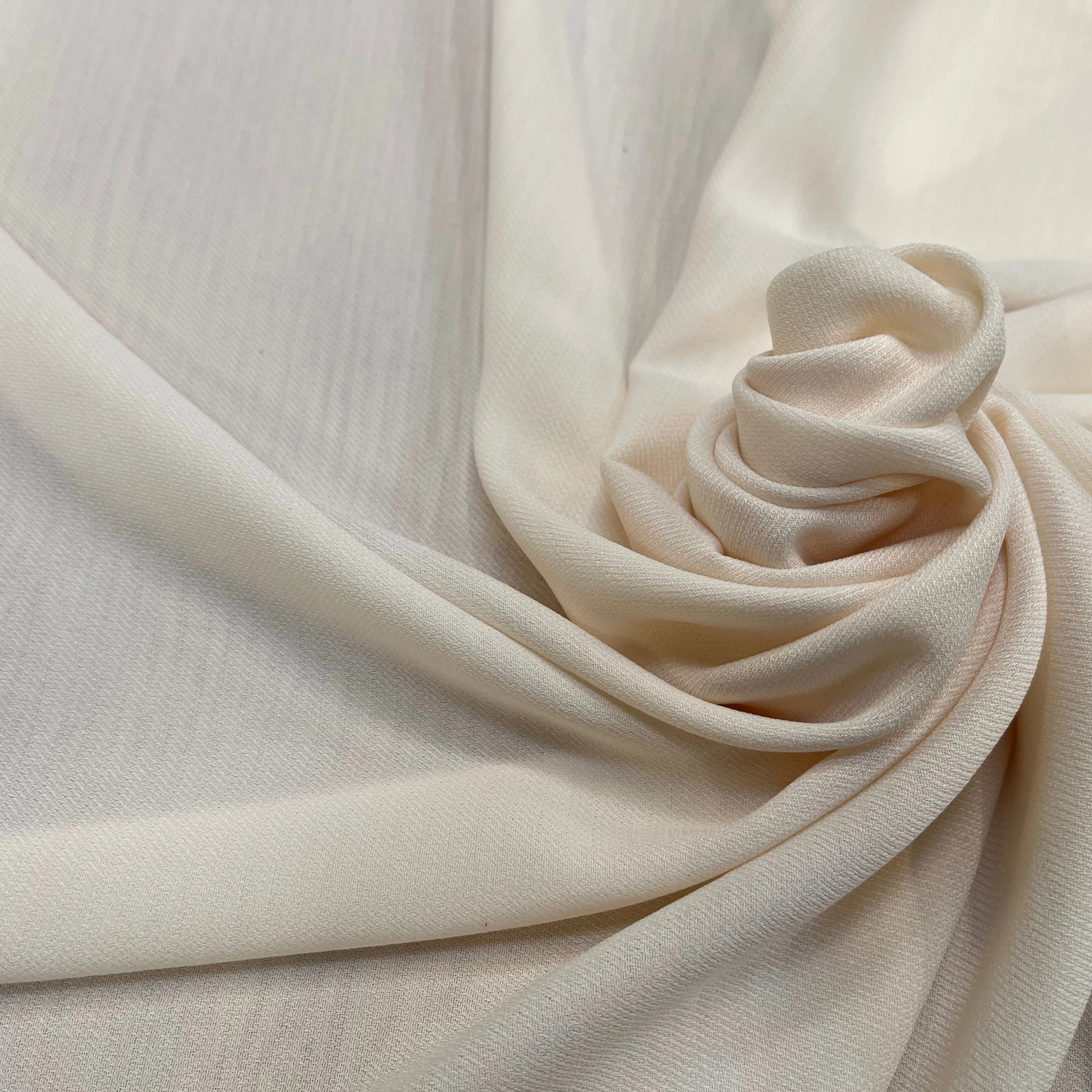 CREPE SERGÉ ÉCRU SOUPLE - My Little Coupon