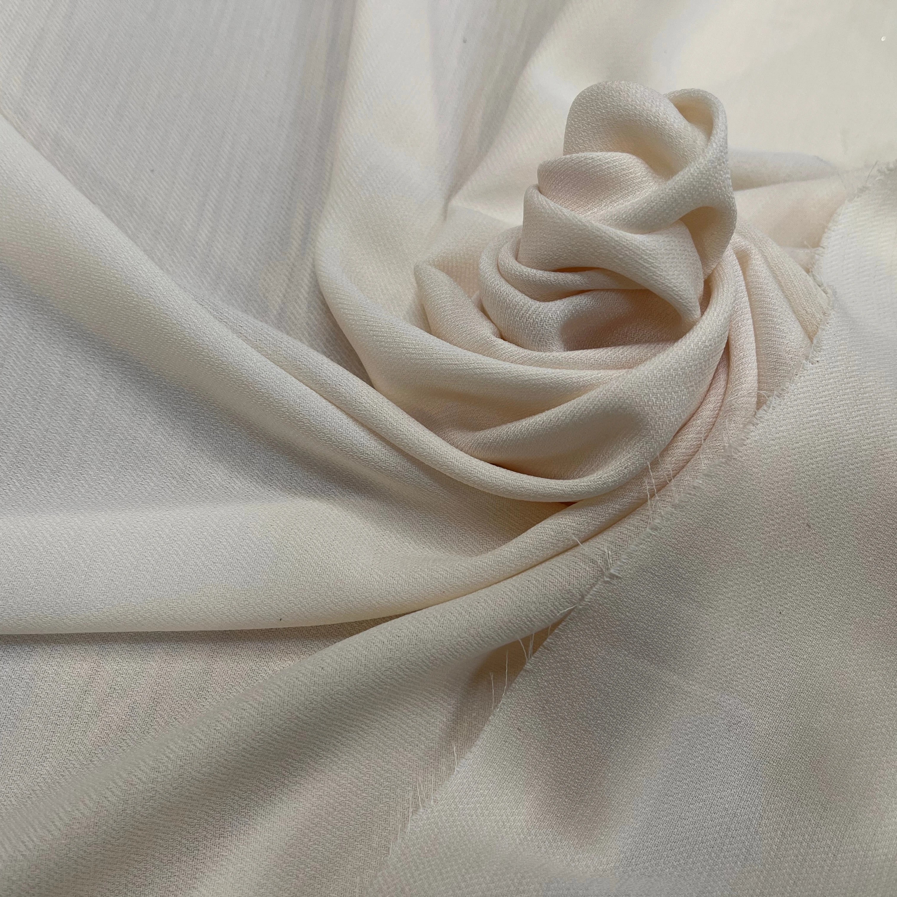 CREPE SERGÉ ÉCRU SOUPLE - My Little Coupon