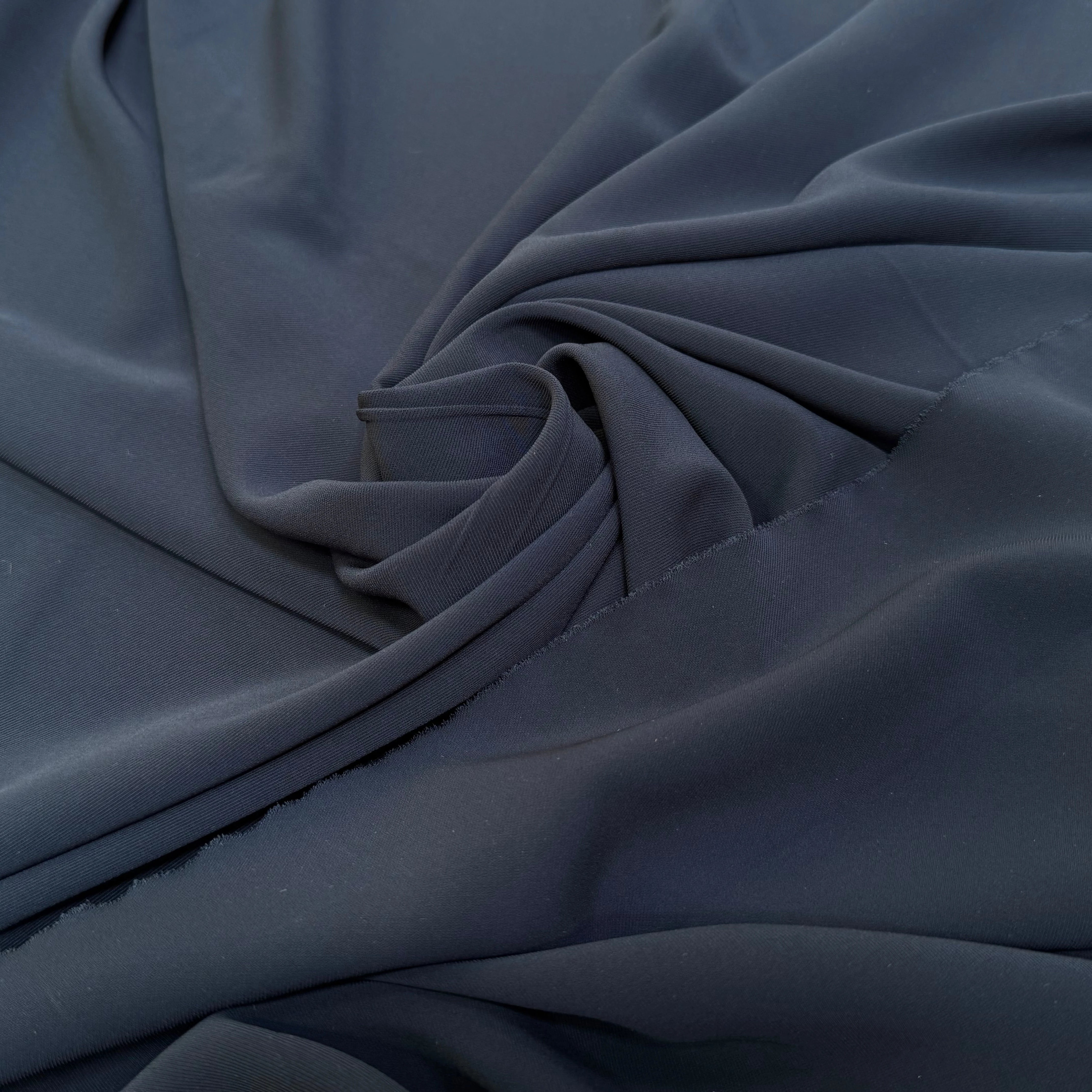 CREPE SERGÉ FLUIDE STRETCH MARRINE - My Little Coupon