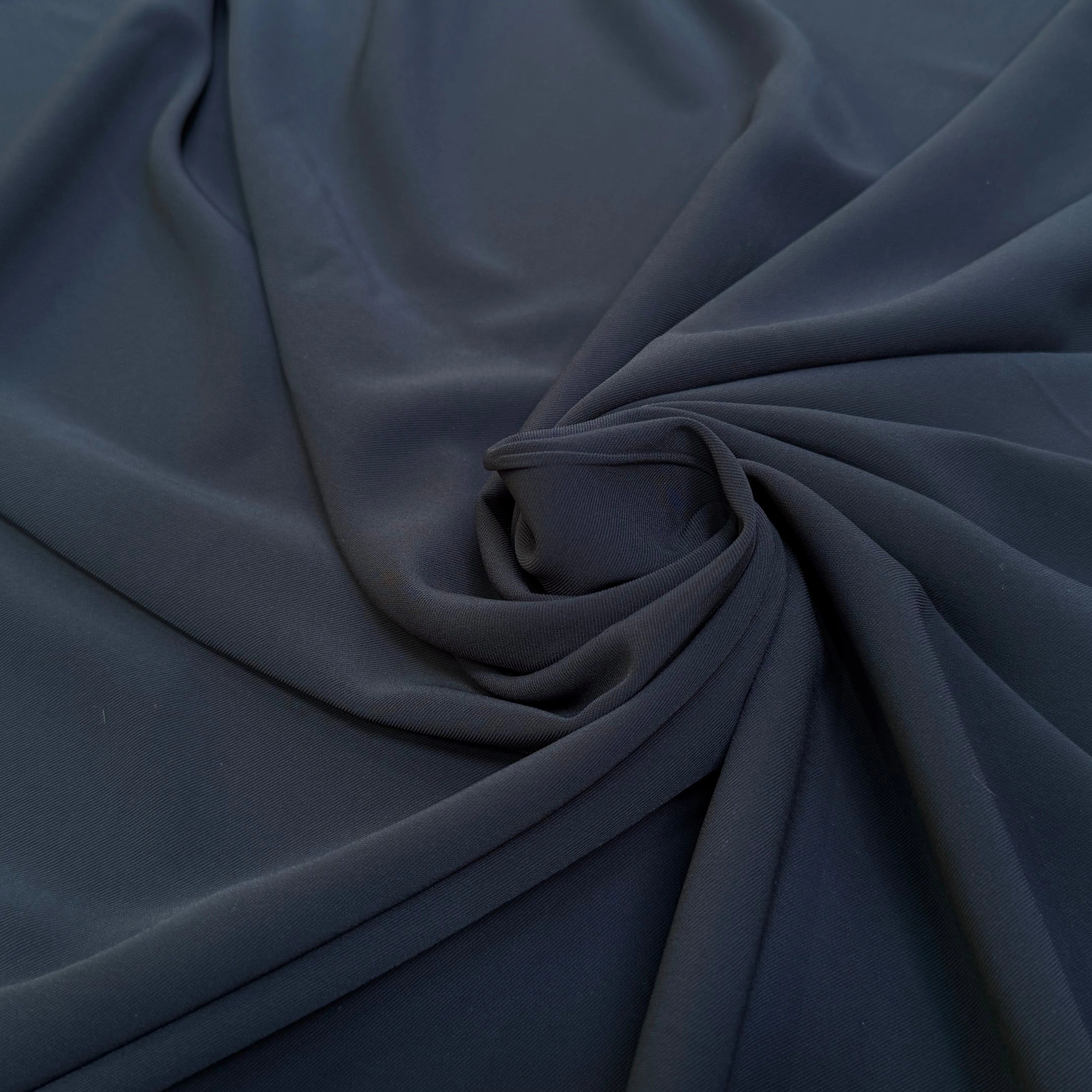 CREPE SERGÉ FLUIDE STRETCH MARRINE - My Little Coupon
