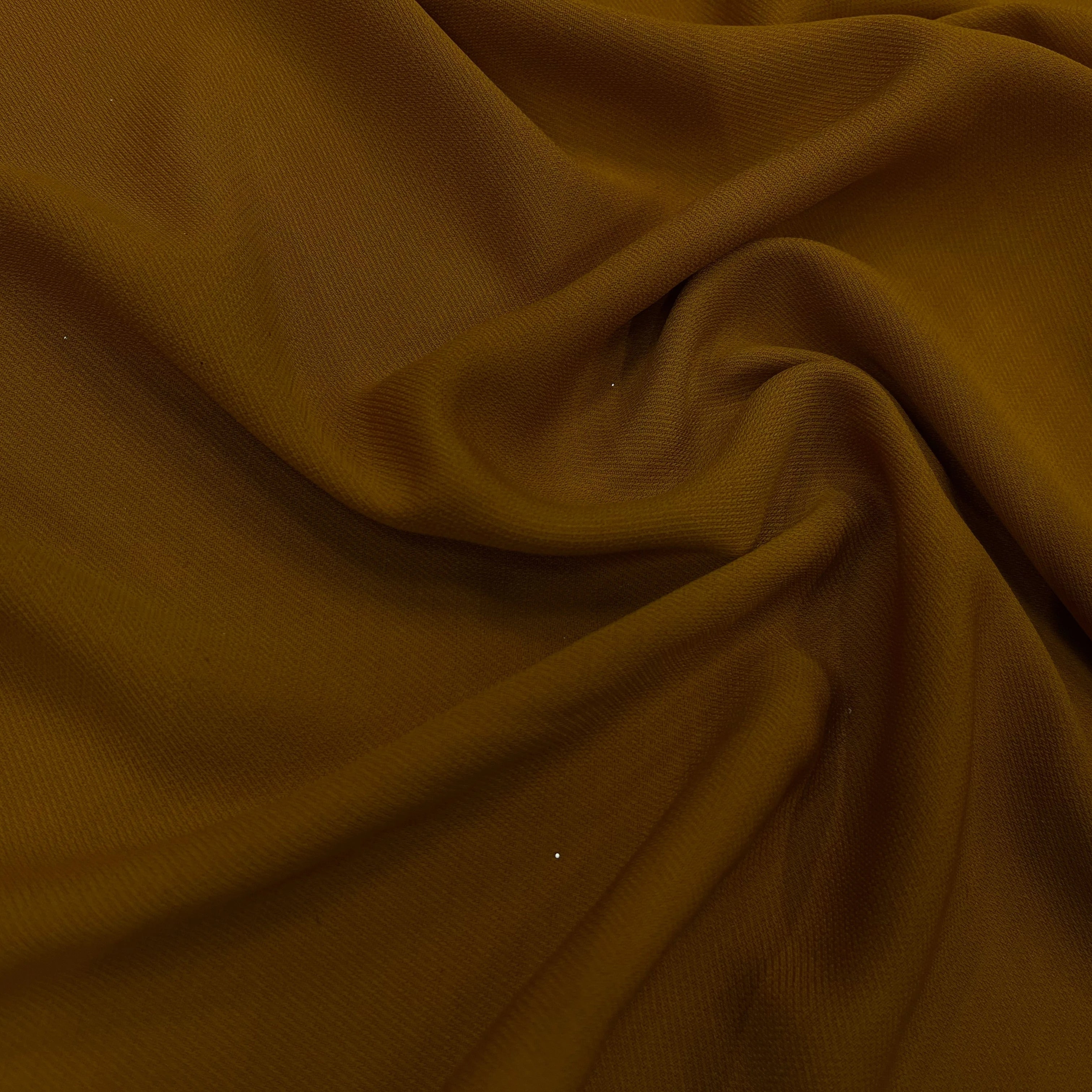 CREPE SERGE JAUNE MOUTARDE SOUPLE - My Little Coupon