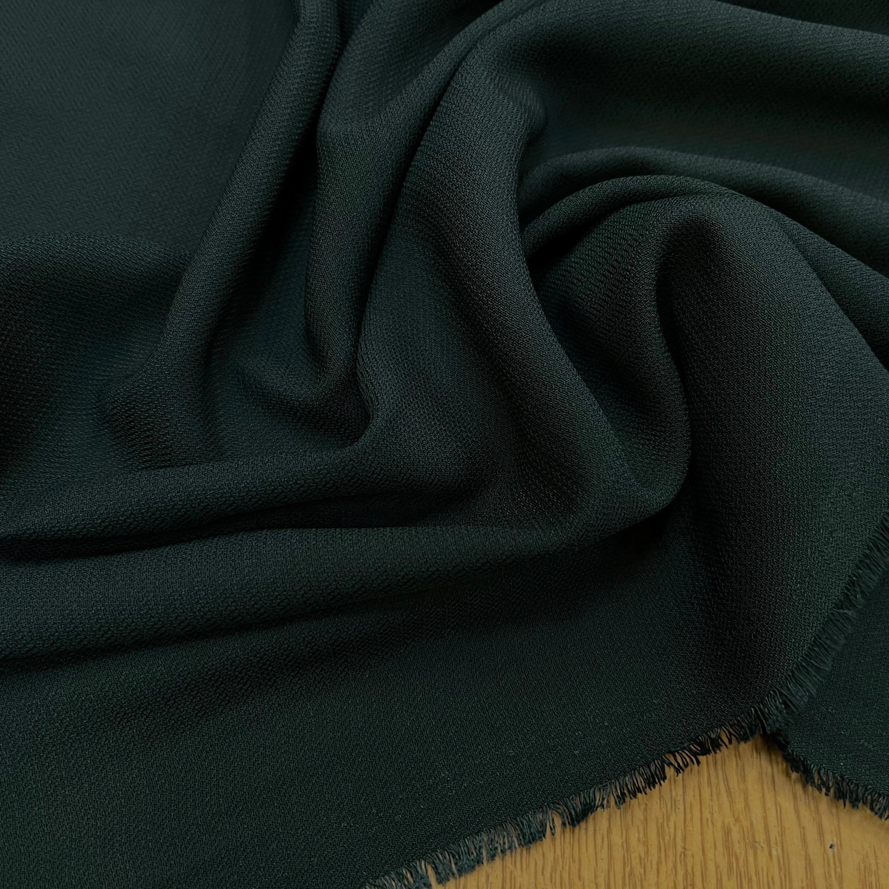 CREPE SERGÉ VERT SAPIN SOUPLE - My Little Coupon