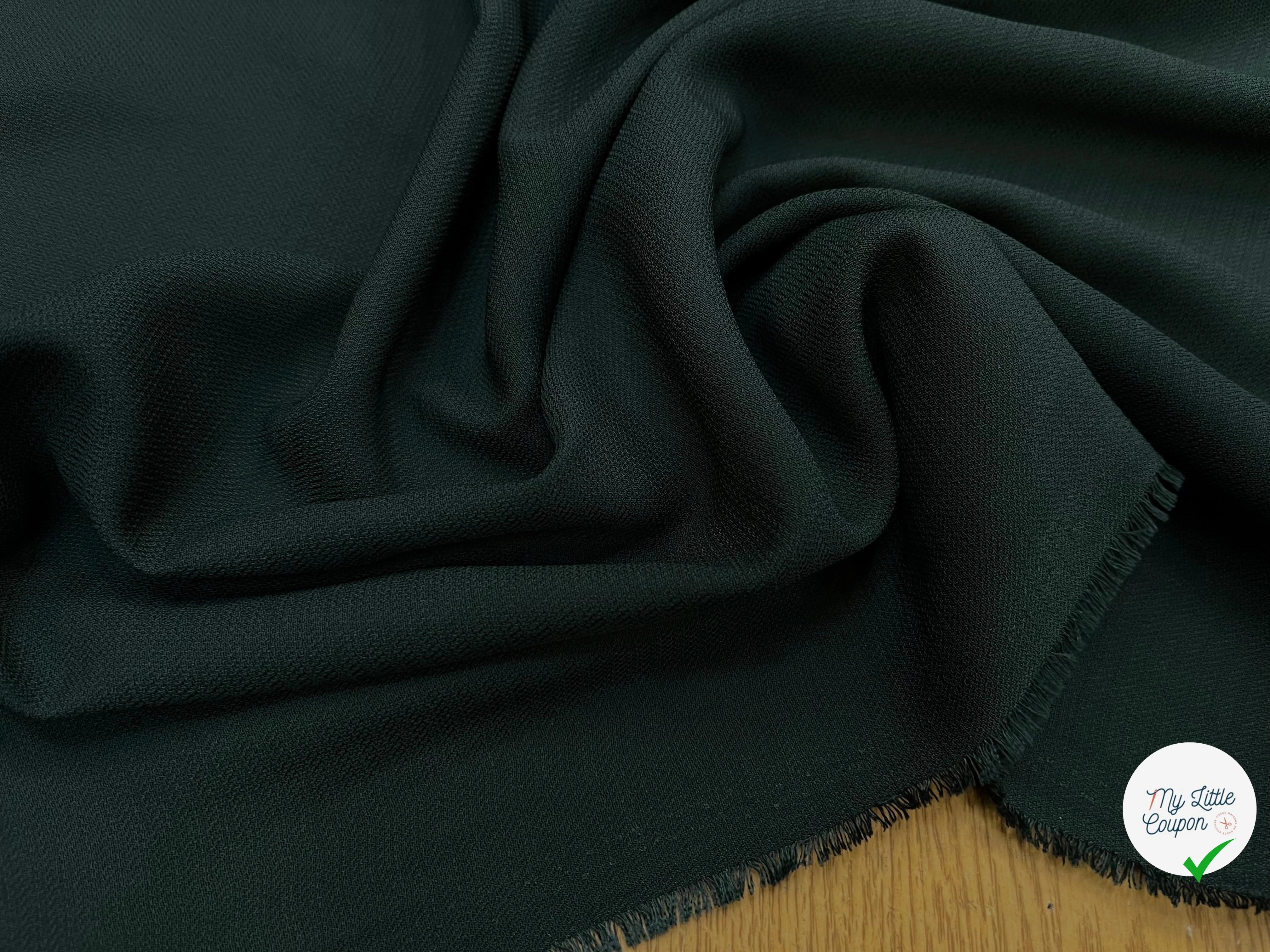 CREPE SERGÉ VERT SAPIN SOUPLE - My Little Coupon