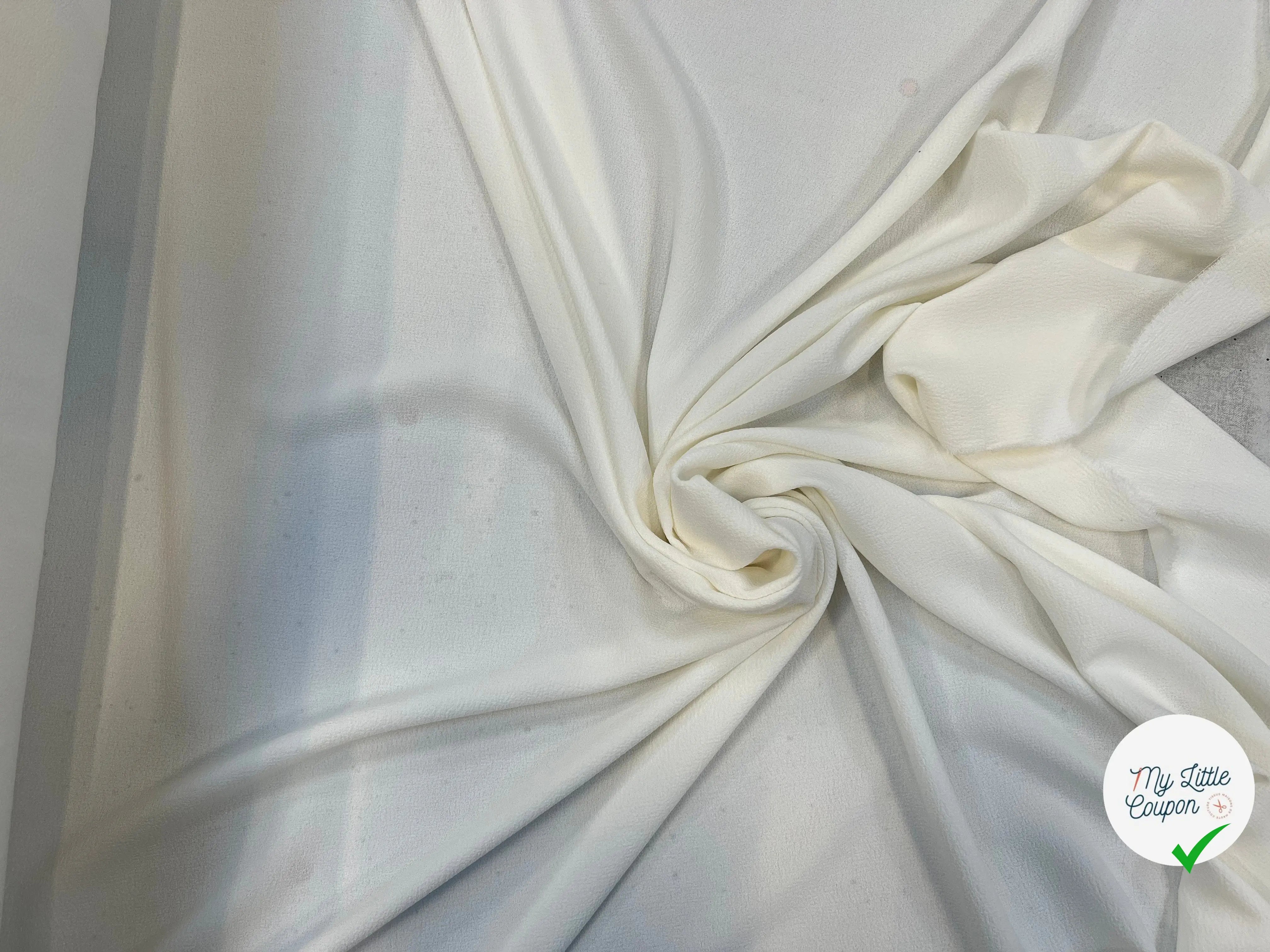 CREPE SUPERBE TENUE BLANC MSO