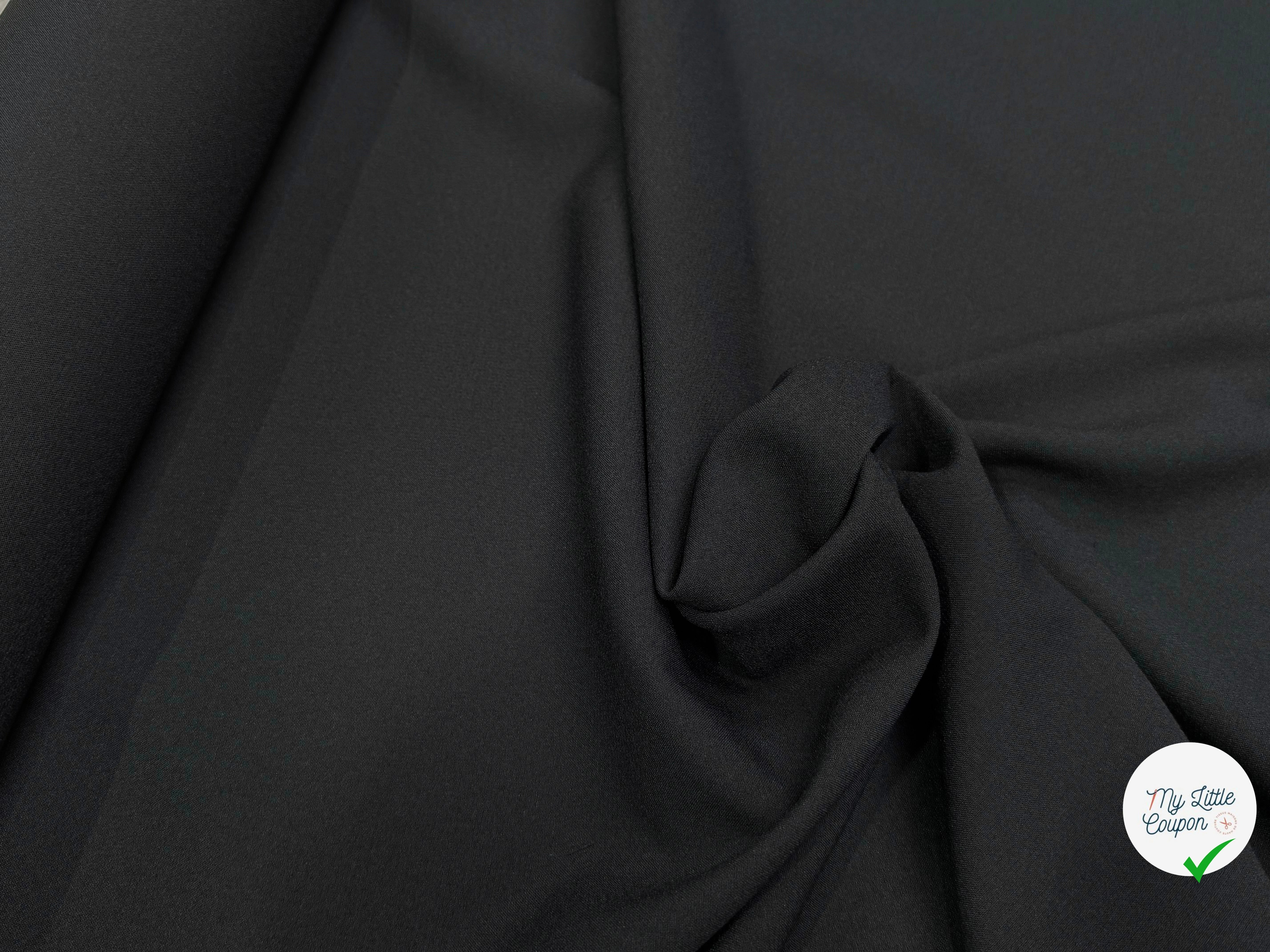 CREPE TENUE LOURDE NOIR - My Little Coupon