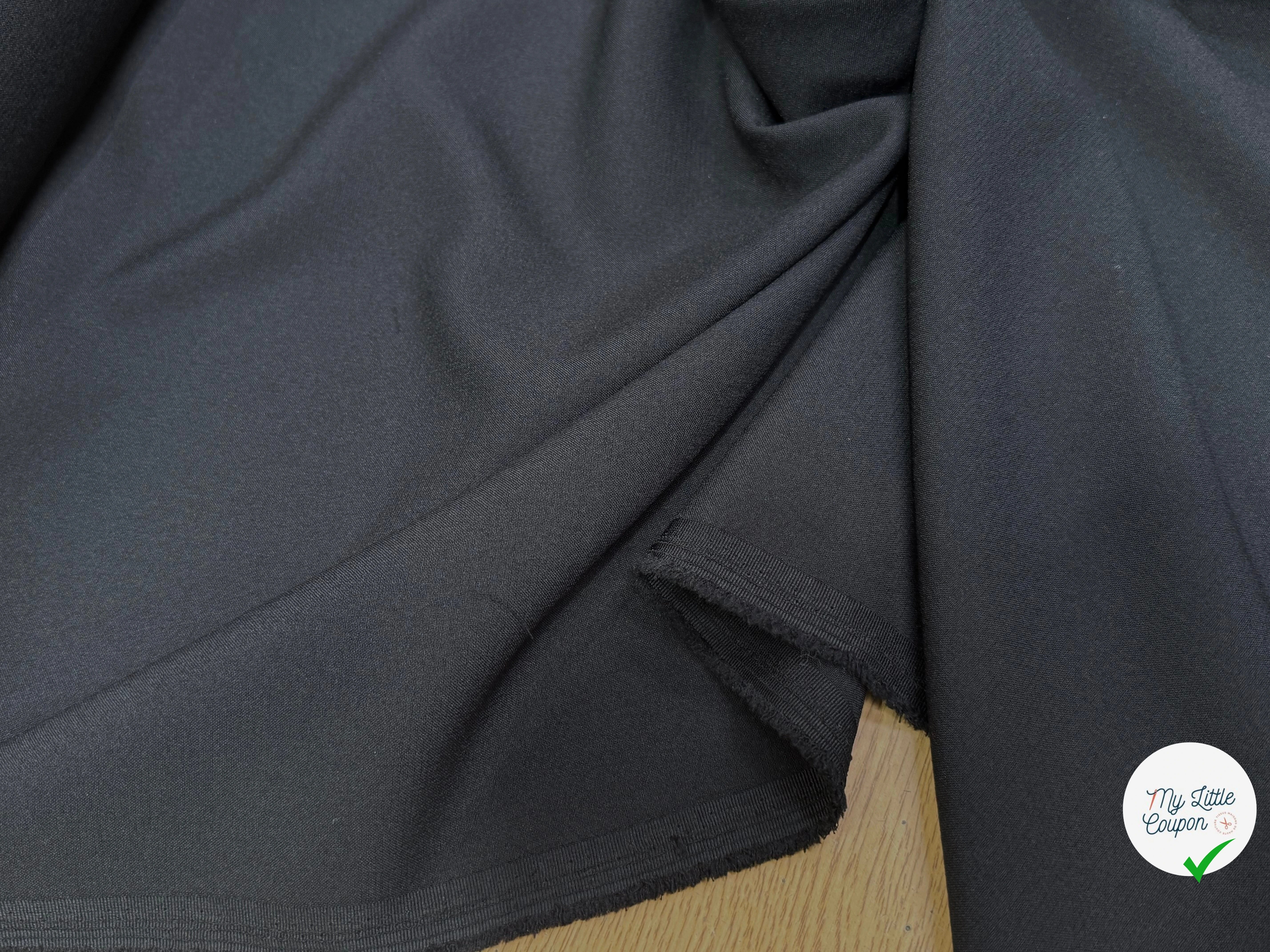 CREPE TENUE LOURDE NOIR - My Little Coupon