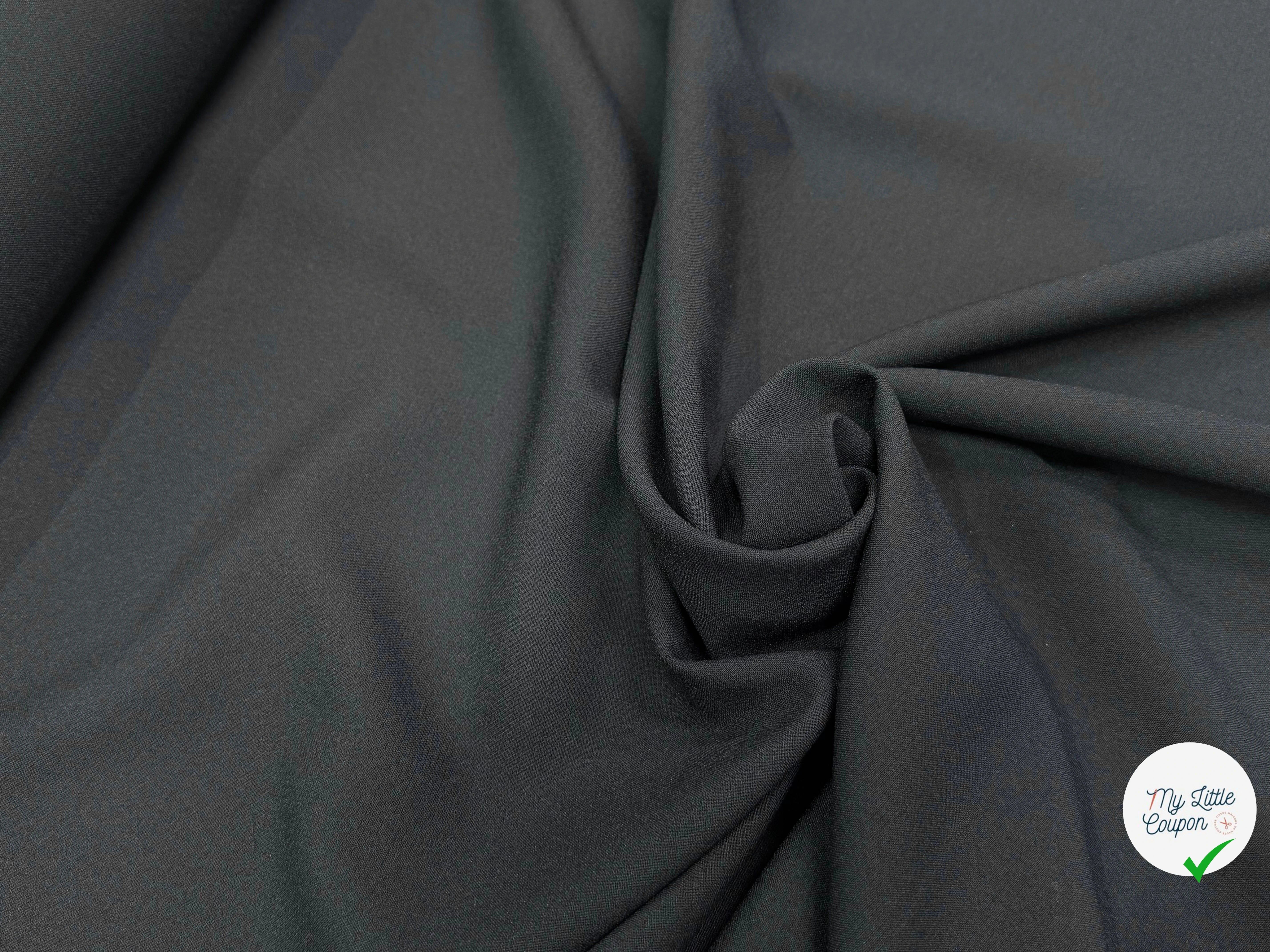 CREPE TENUE LOURDE NOIR - My Little Coupon