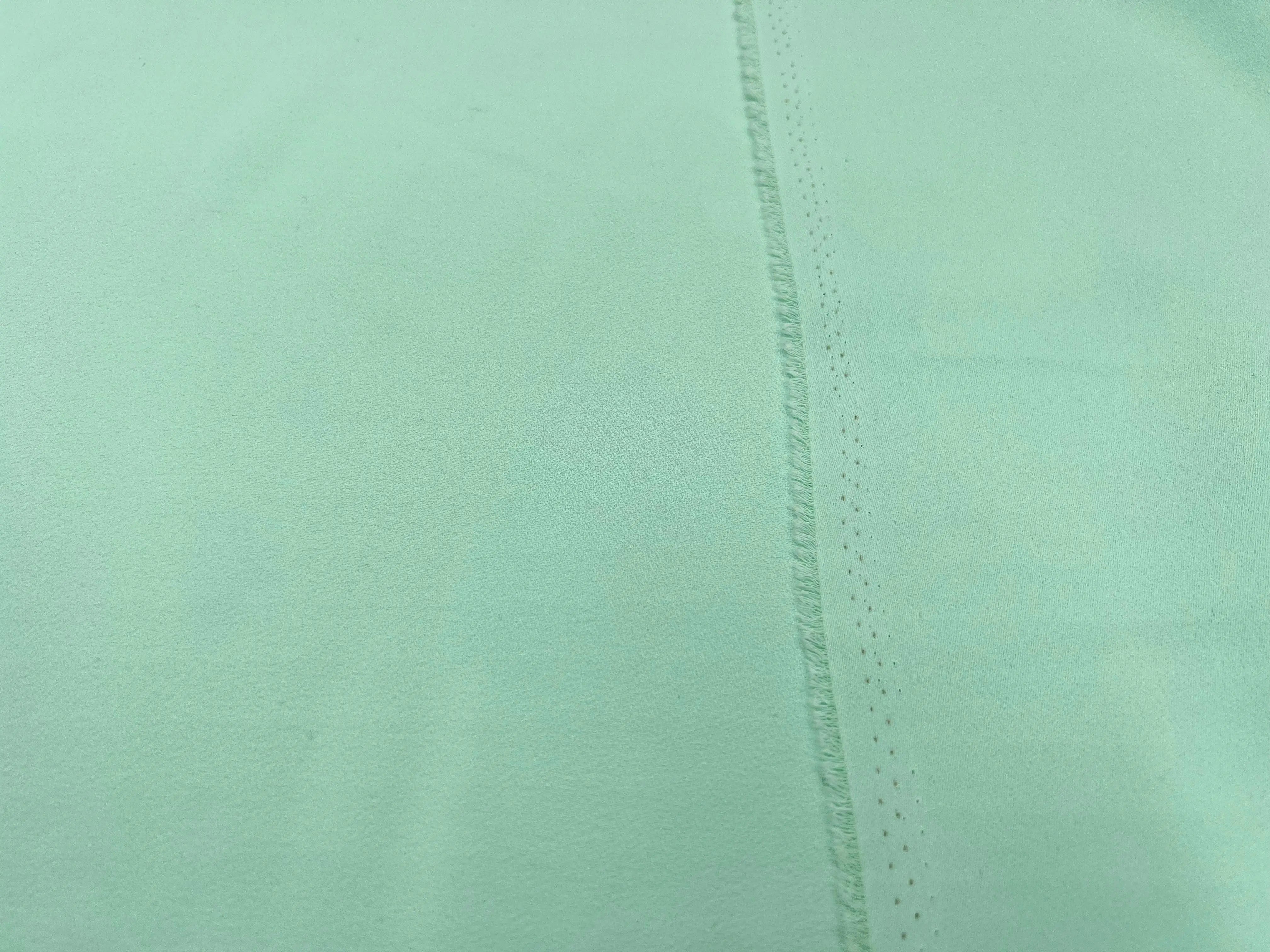 CRÊPE TEXTURÉ FLUIDE VERT NIL - My Little Coupon - tissu - coudre