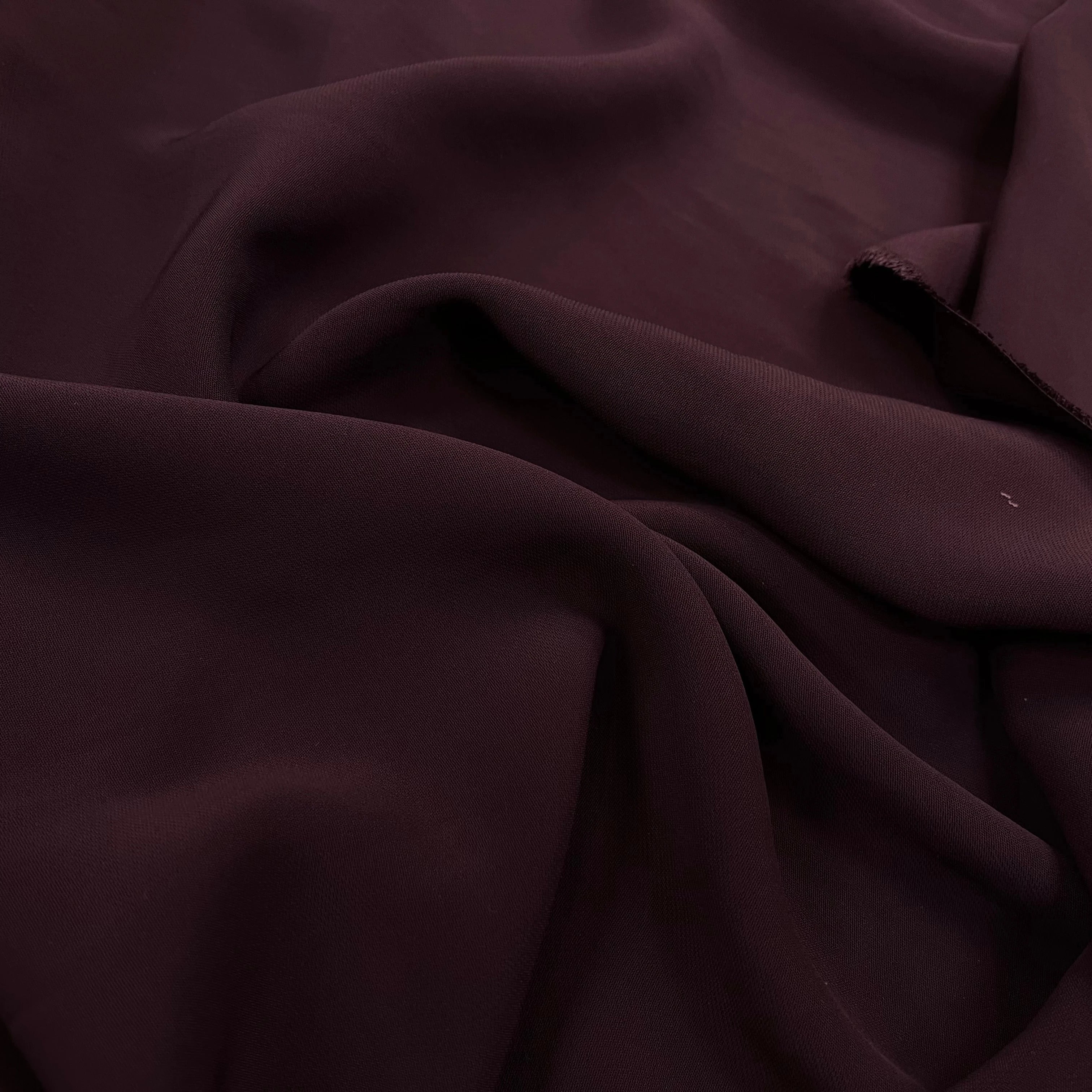 CRÈPE VISCOSE BURGANDY 117CM - My Little Coupon