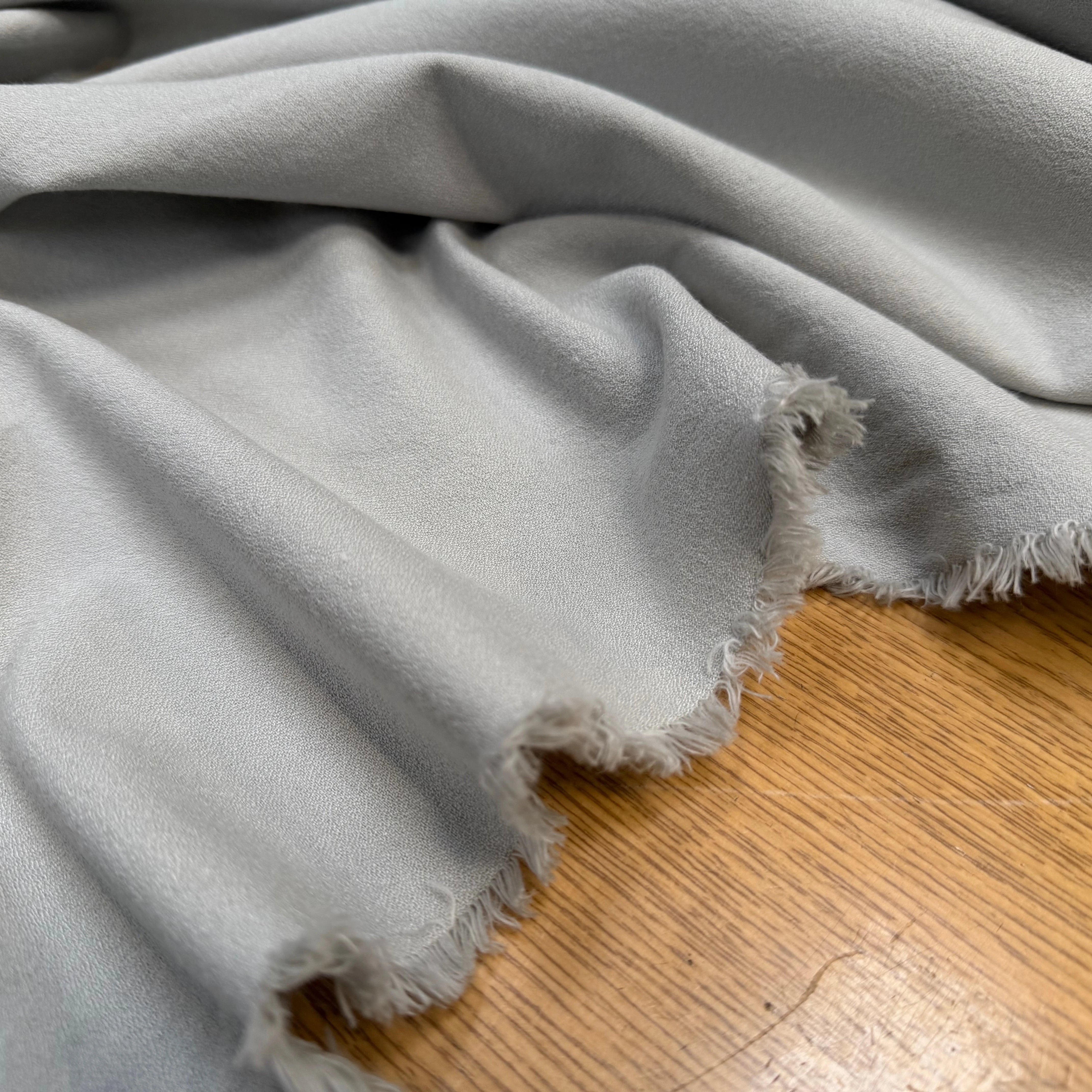 CREPE VISCOSE COTON PERLE CIEL TENUE LOURDE CHIC - My Little Coupon