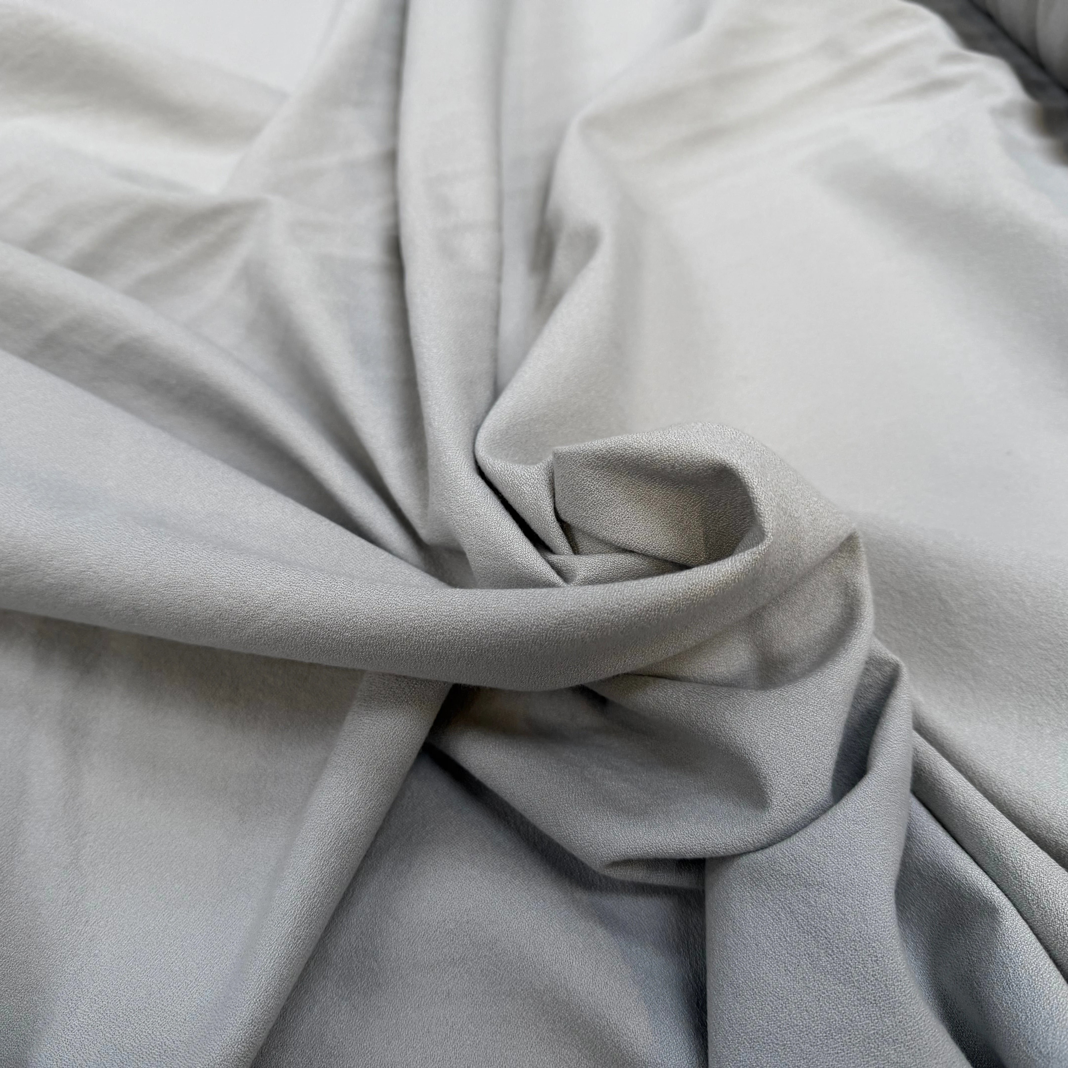 CREPE VISCOSE COTON PERLE CIEL TENUE LOURDE CHIC - My Little Coupon