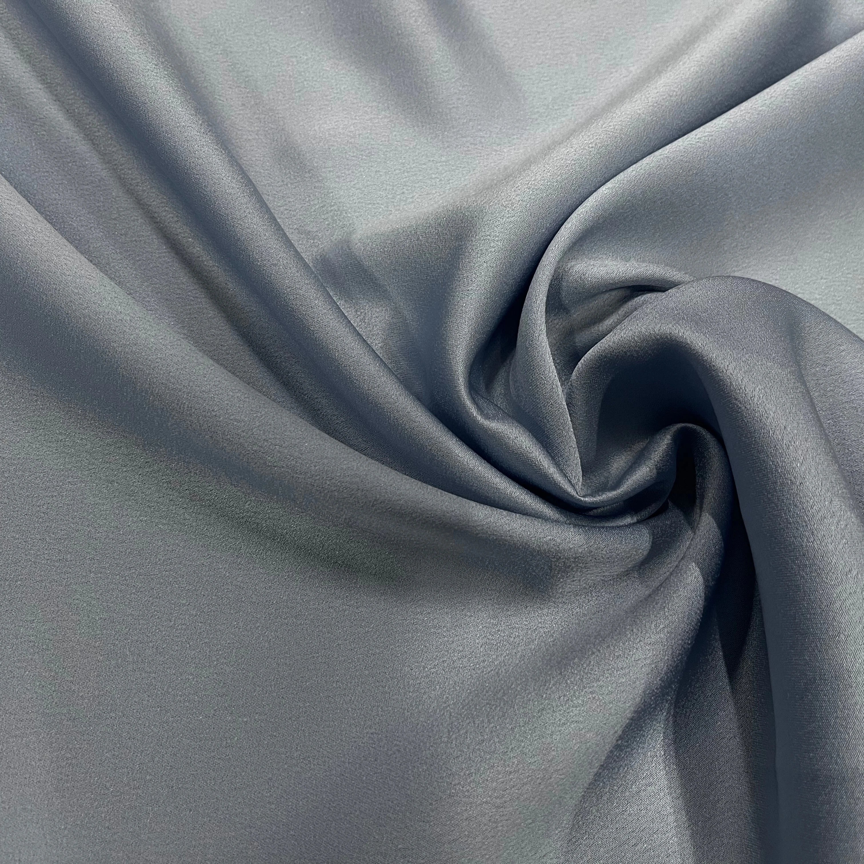 CREPE VISCOSE ENVERS SATIN BLEU FONCÉ 137CM - My Little Coupon