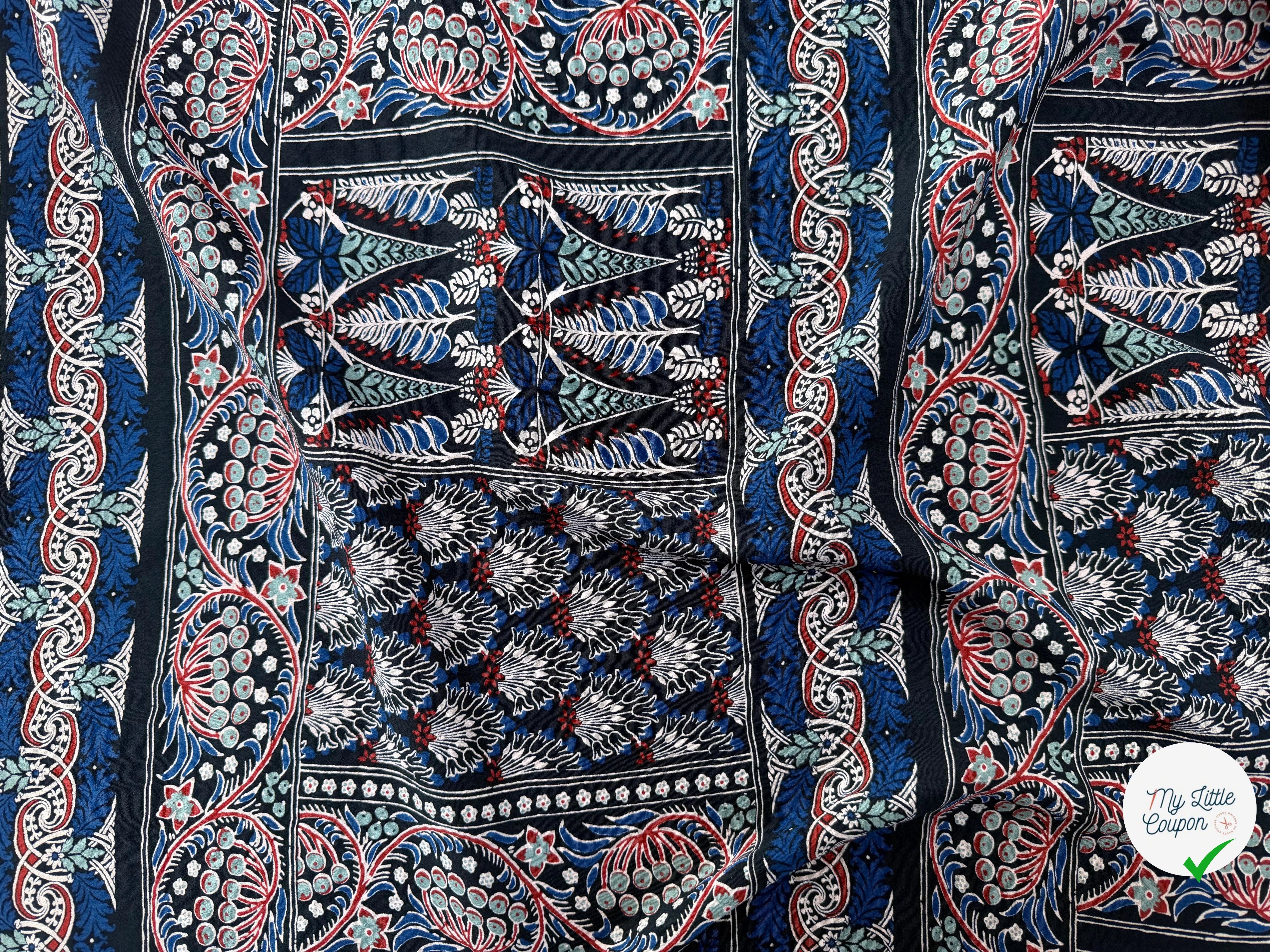 CREPE VISCOSE FEUILLAGE 130CM - My Little Coupon