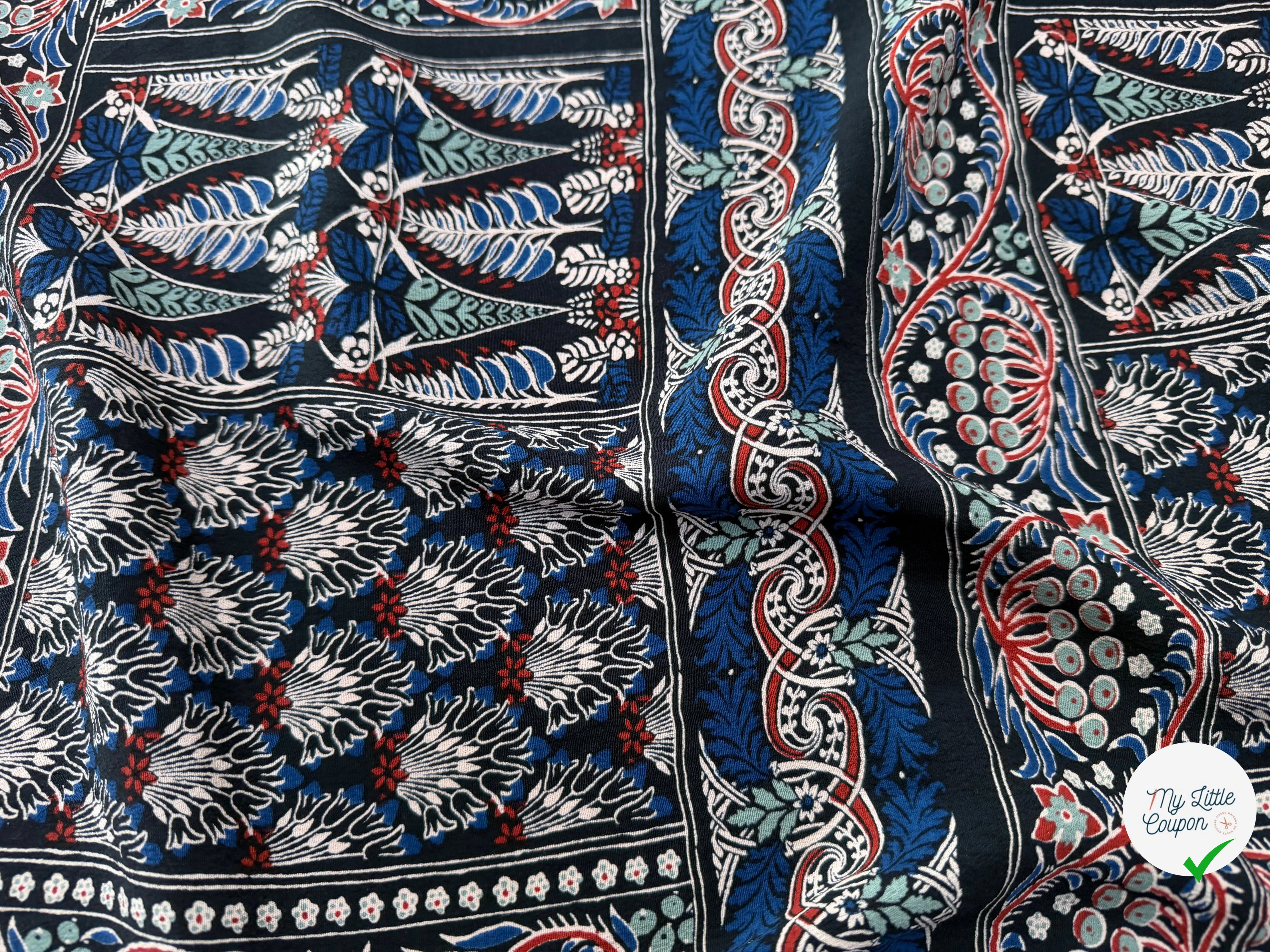 CREPE VISCOSE FEUILLAGE 130CM - My Little Coupon