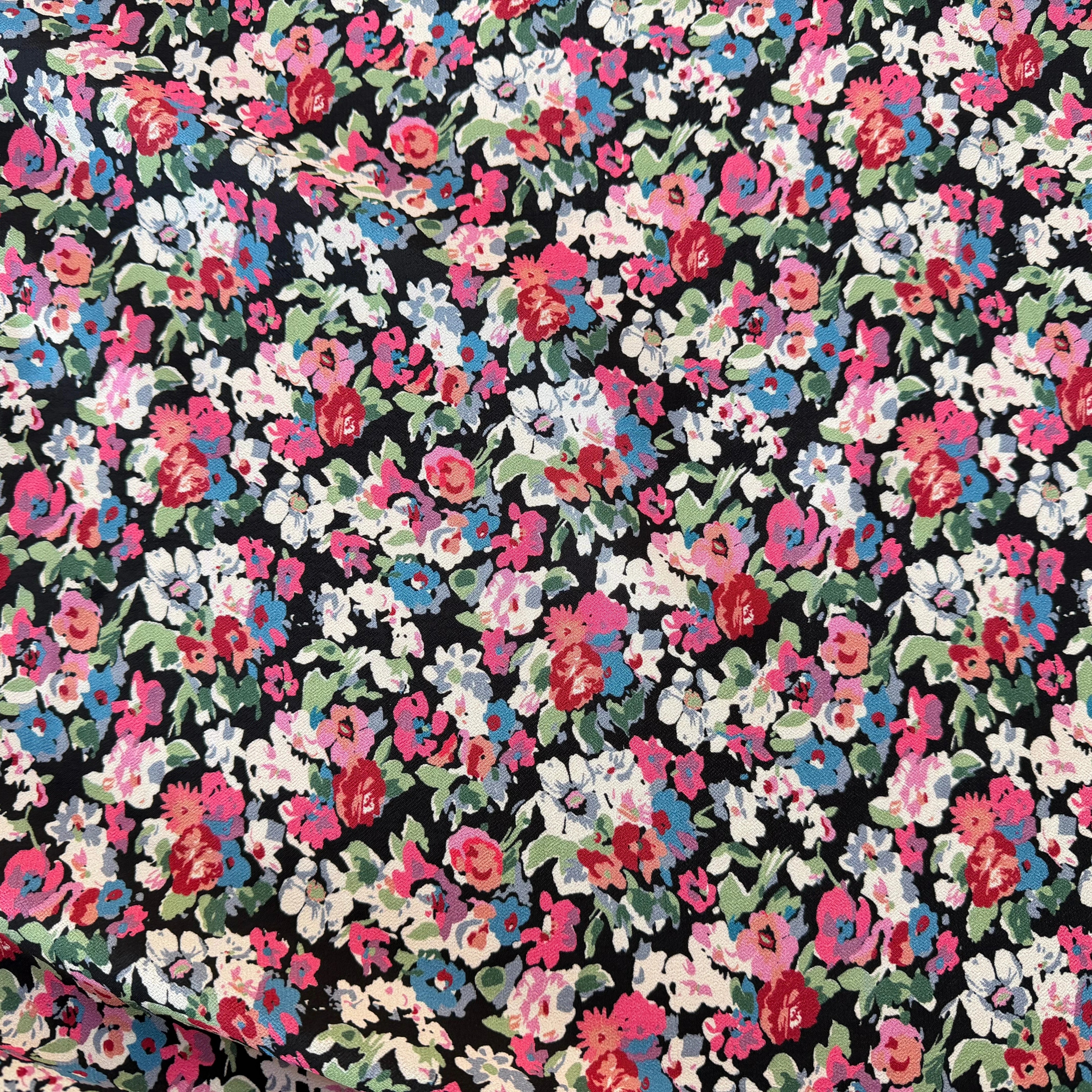 CREPE VISCOSE FLEURS - My Little Coupon