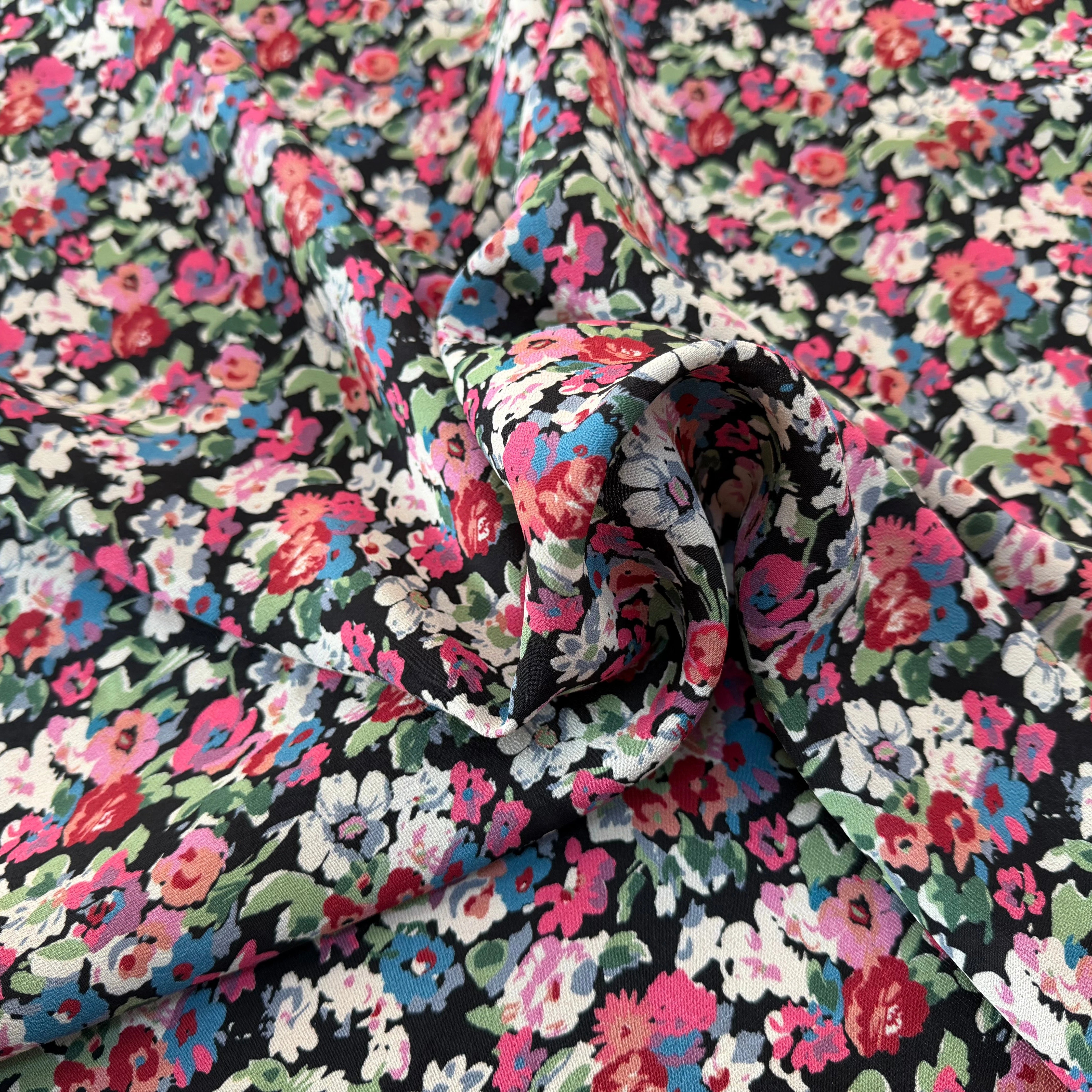 CREPE VISCOSE FLEURS - My Little Coupon