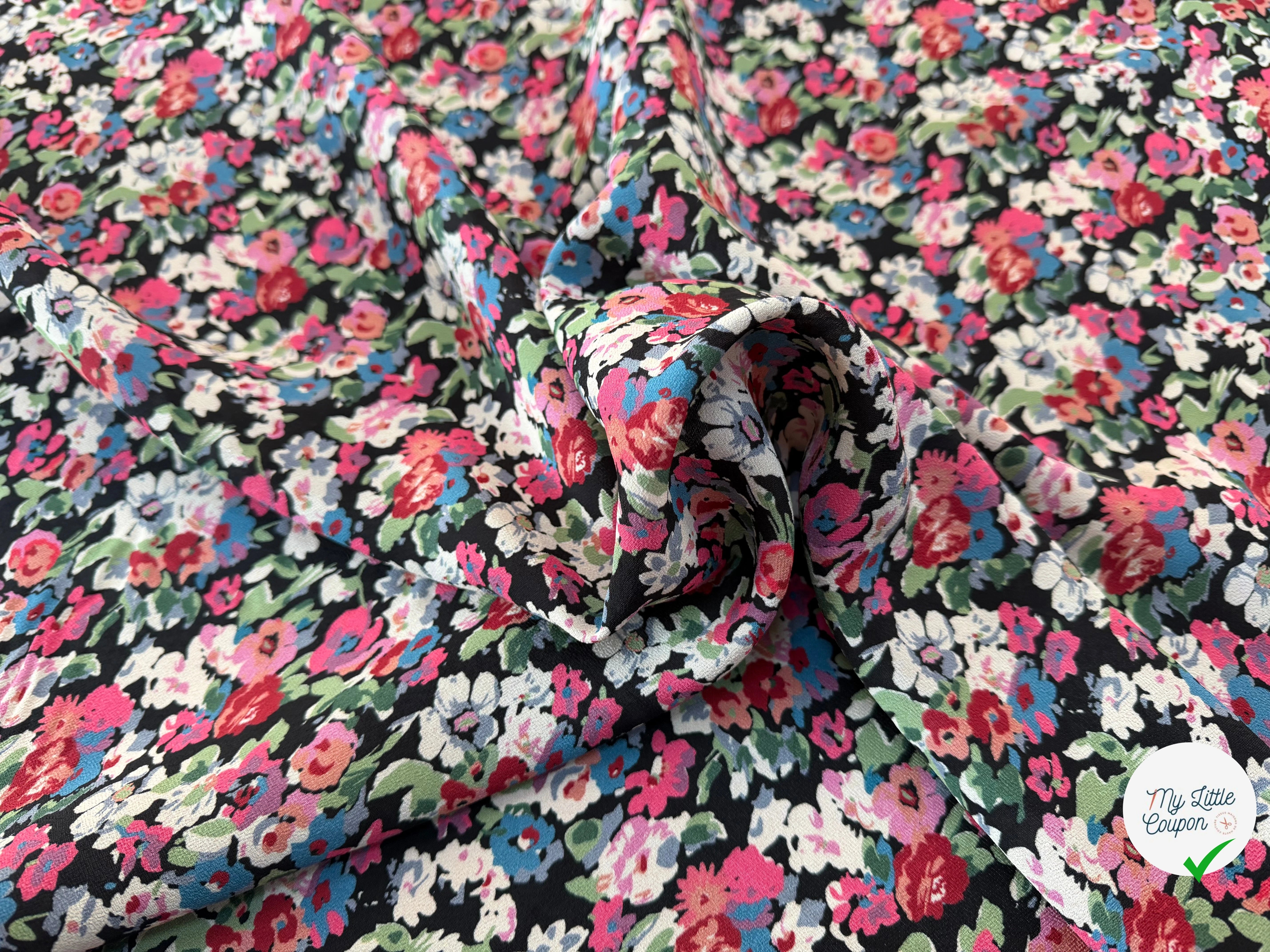 CREPE VISCOSE FLEURS - My Little Coupon