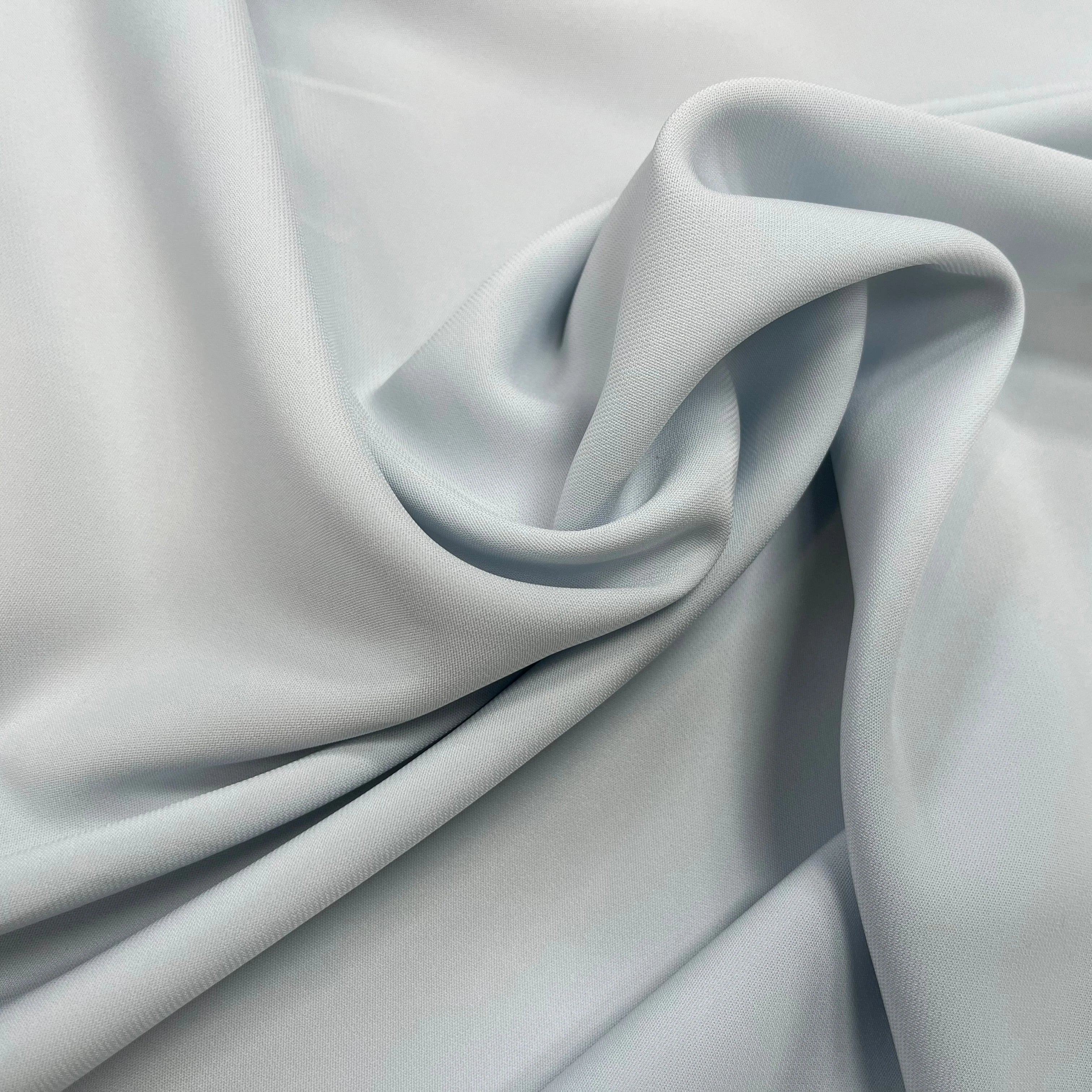 CREPE VISCOSE FLUIDE BLEU CLAIR 125CM - My Little Coupon